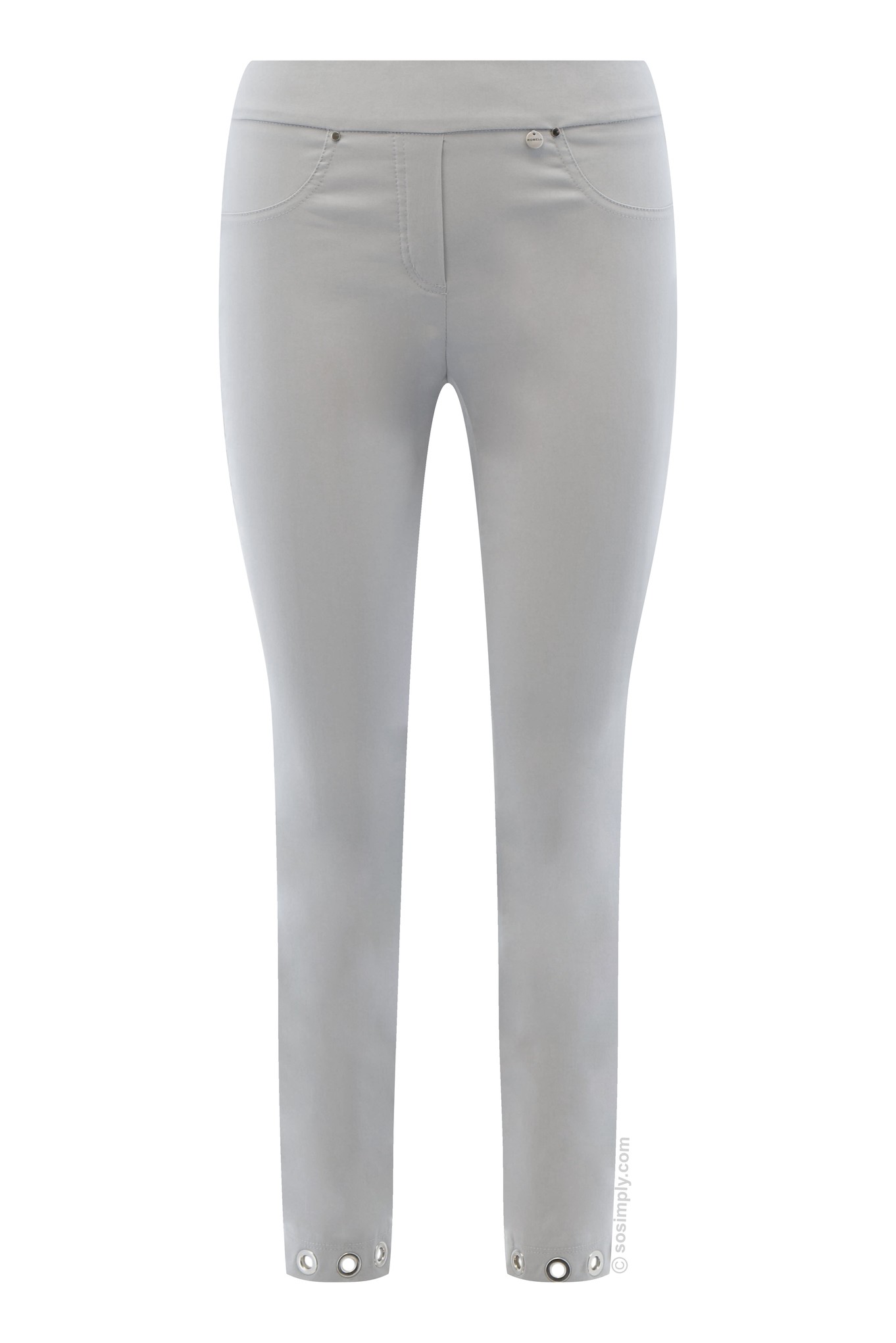 Robell Rose 09 Eyelet Detail Light Grey 920