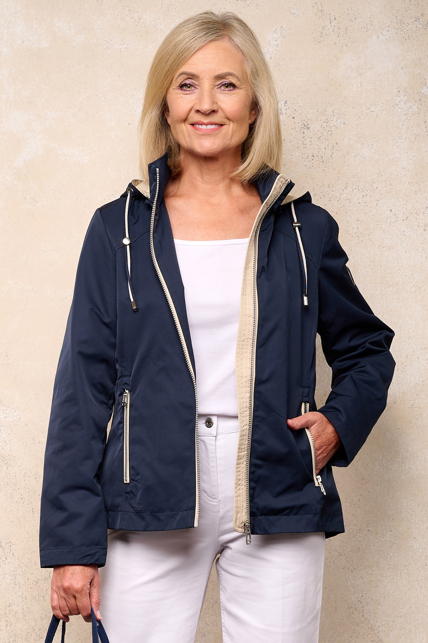 Frandsen Verona Technical Jacket Navy / Sand 6913