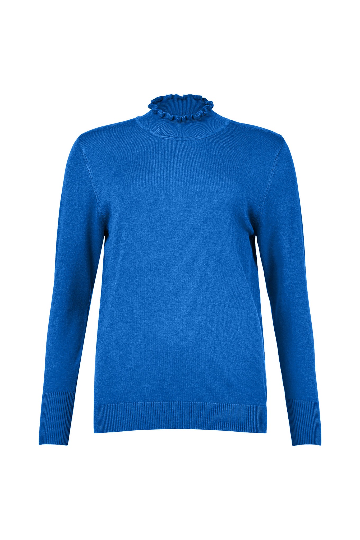 Sunday Ruched Neck Jumper Marina Blue 621