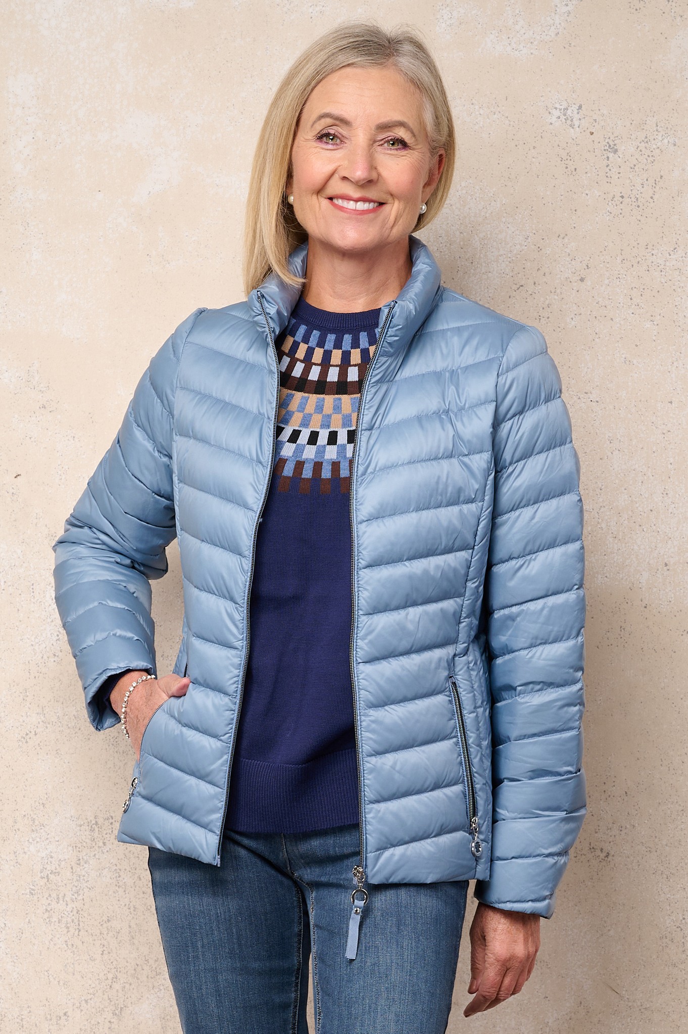 Frandsen Jensine Down Jacket Coastal Blue 612