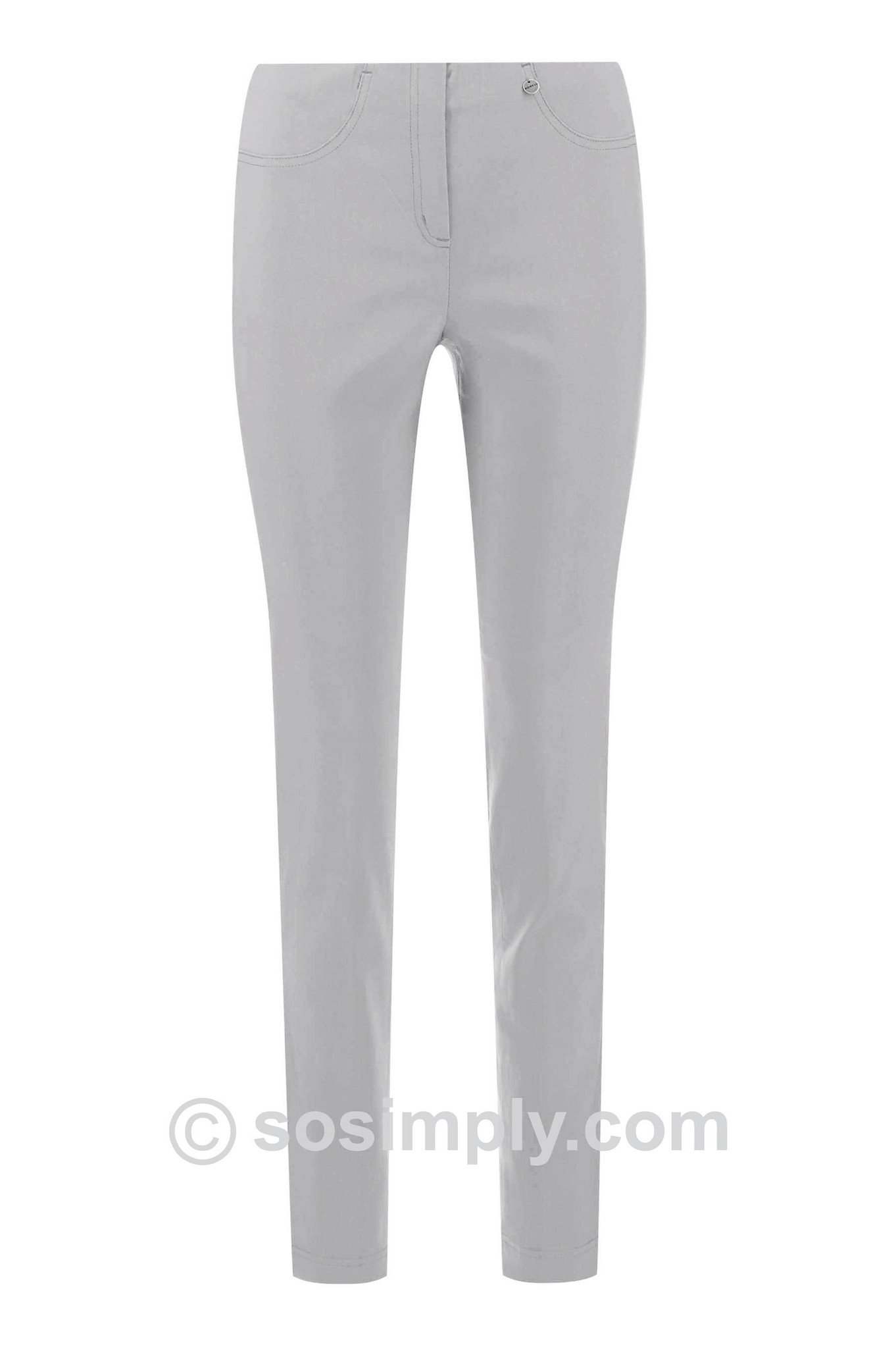 Robell Bella Winter Weight Trousers Artic Grey 923
