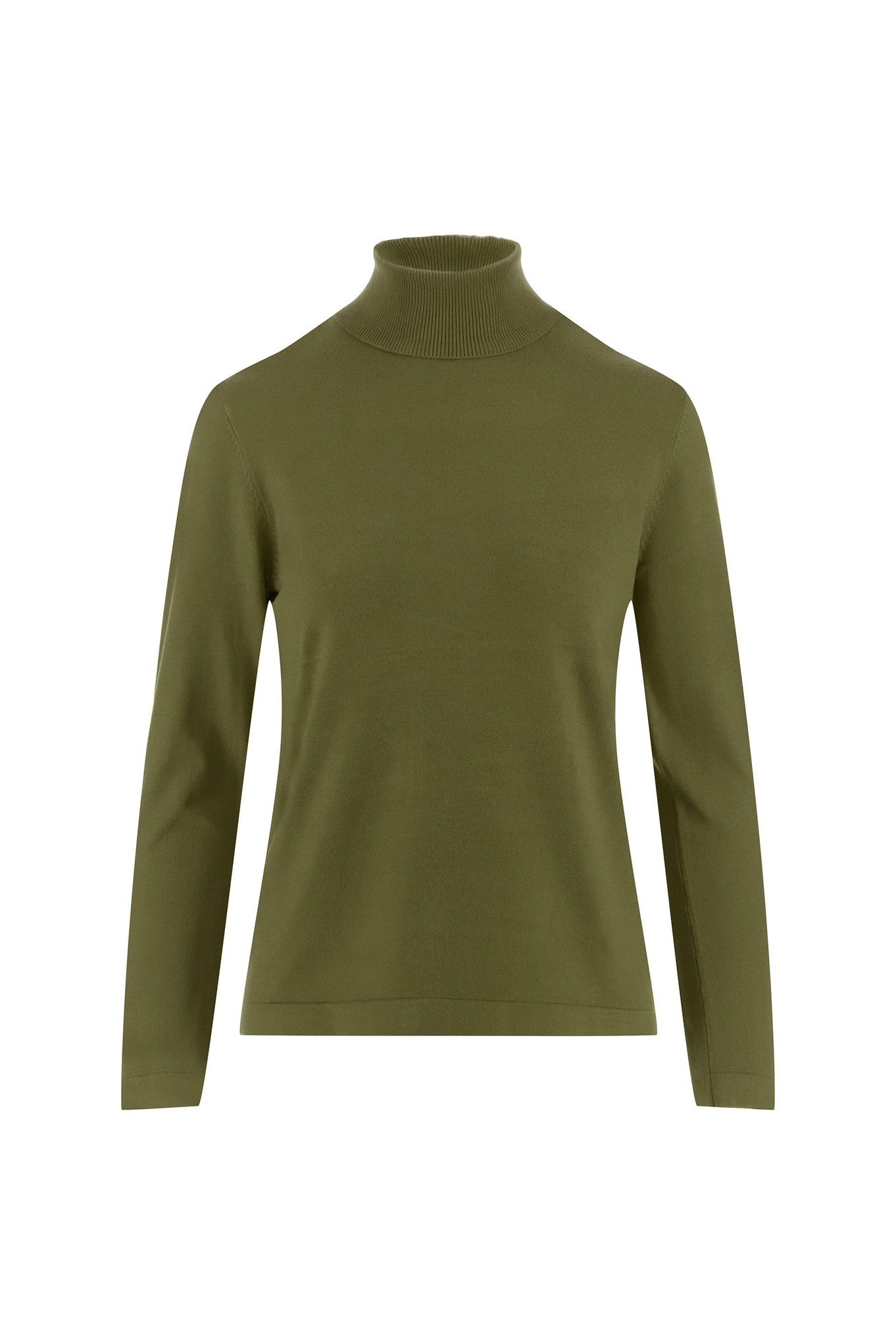 Sunday Polo Neck Sweater Olive Branch 732