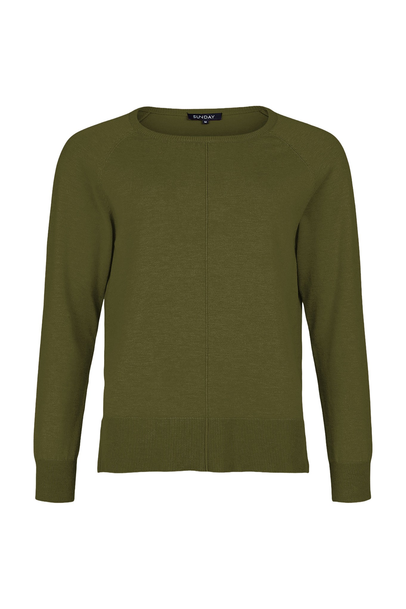 Sunday Edia Soft Knit Jumper Olive Branch 732