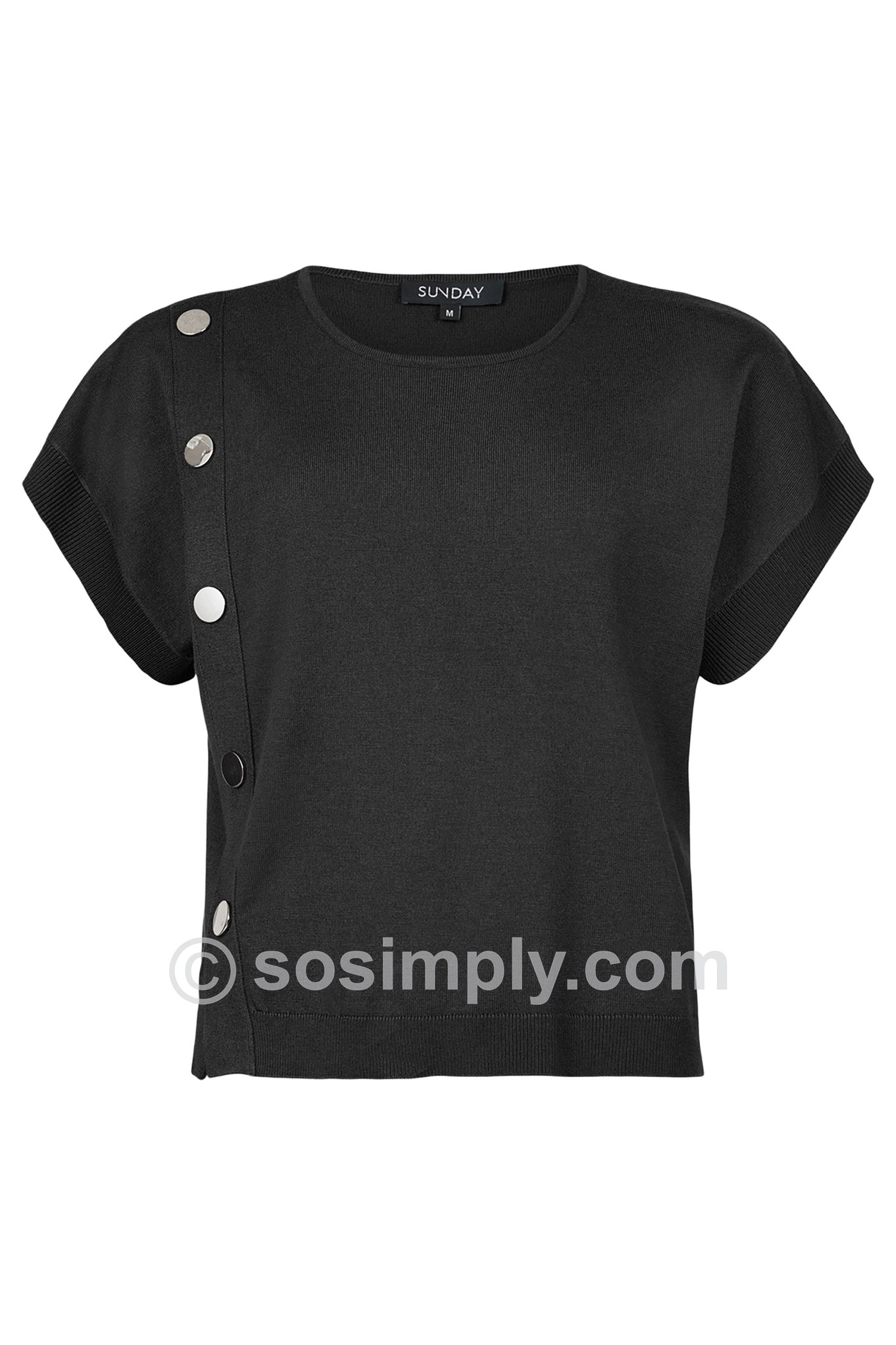 Sunday Odel Tank Top Black 90