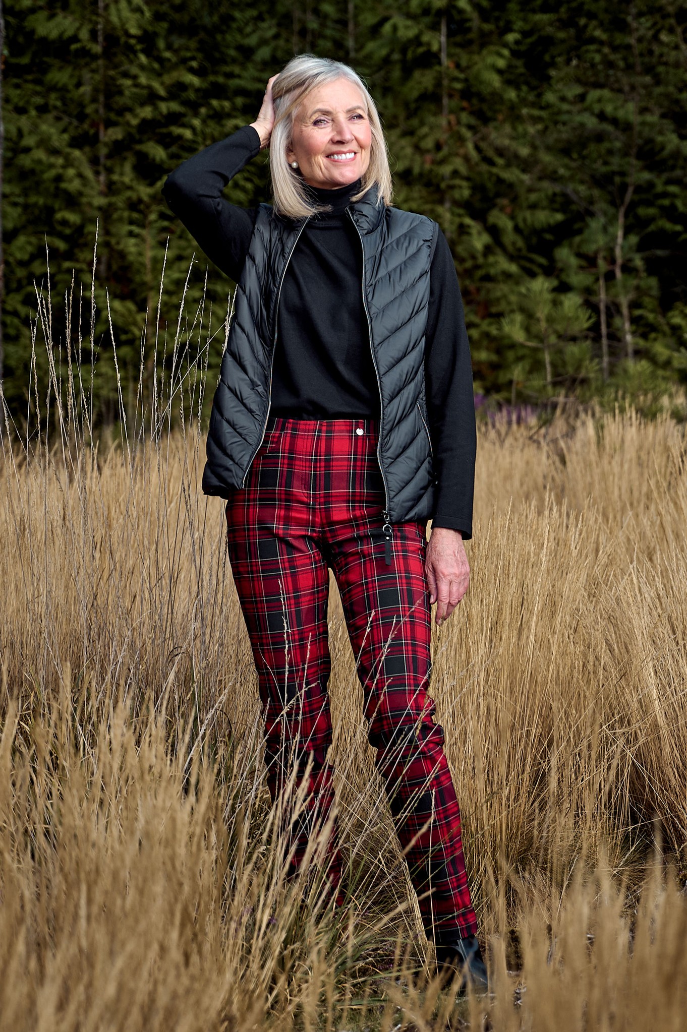 Robell Bella Highlander Trouser Red 40