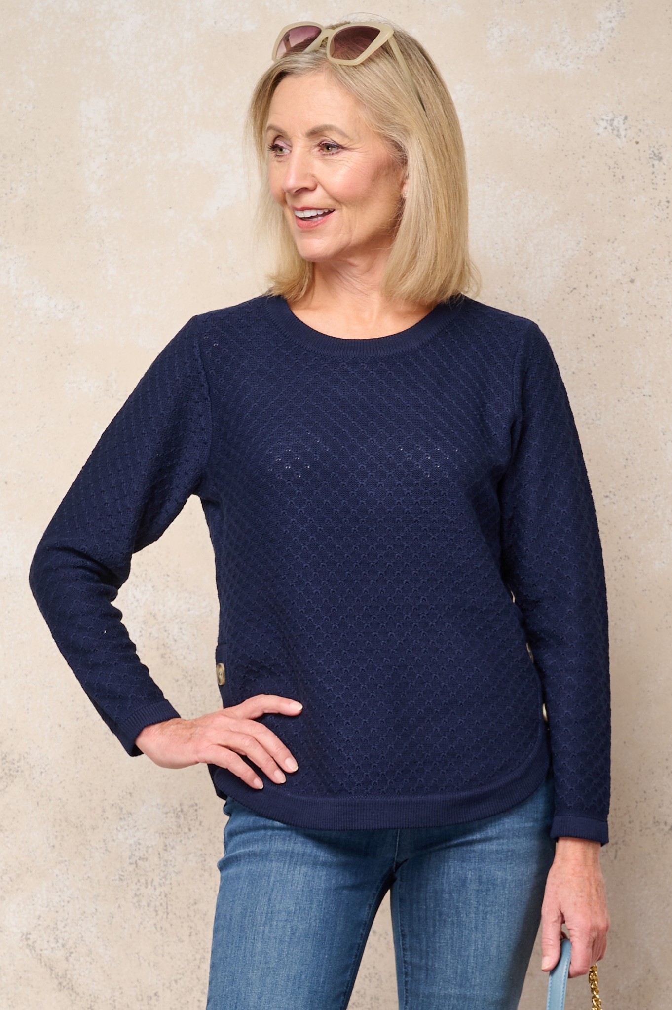 Sunday Ginni Jumper Navy 69