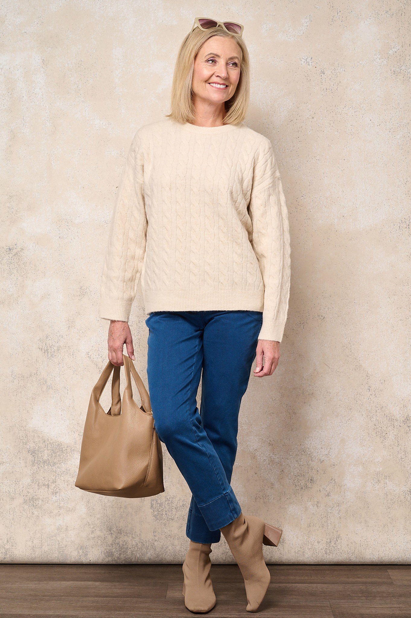 Robell Bella 09 Denim  Jean Natural Denim 64