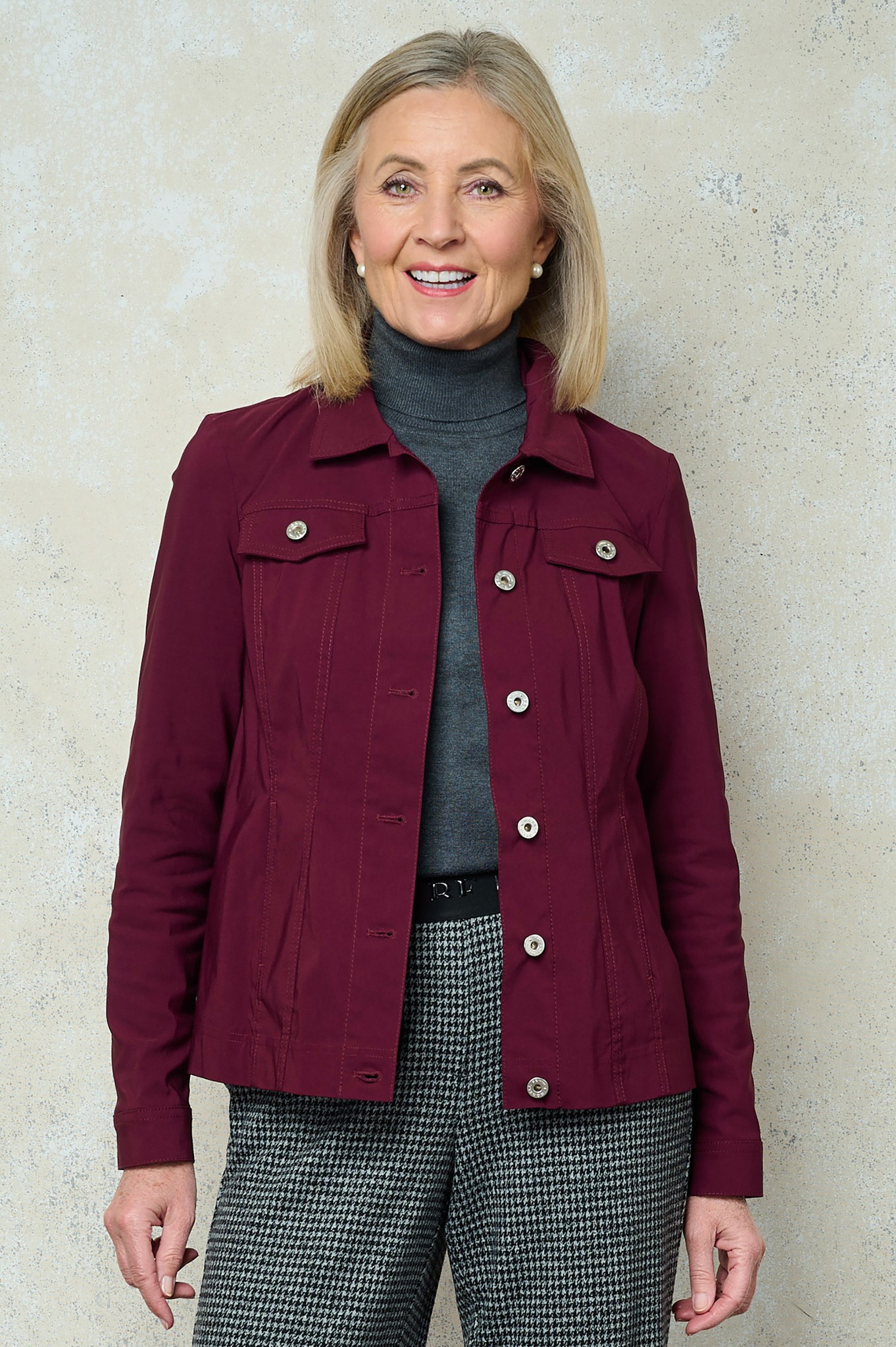 Robell Happy Jacket Bordeaux 562
