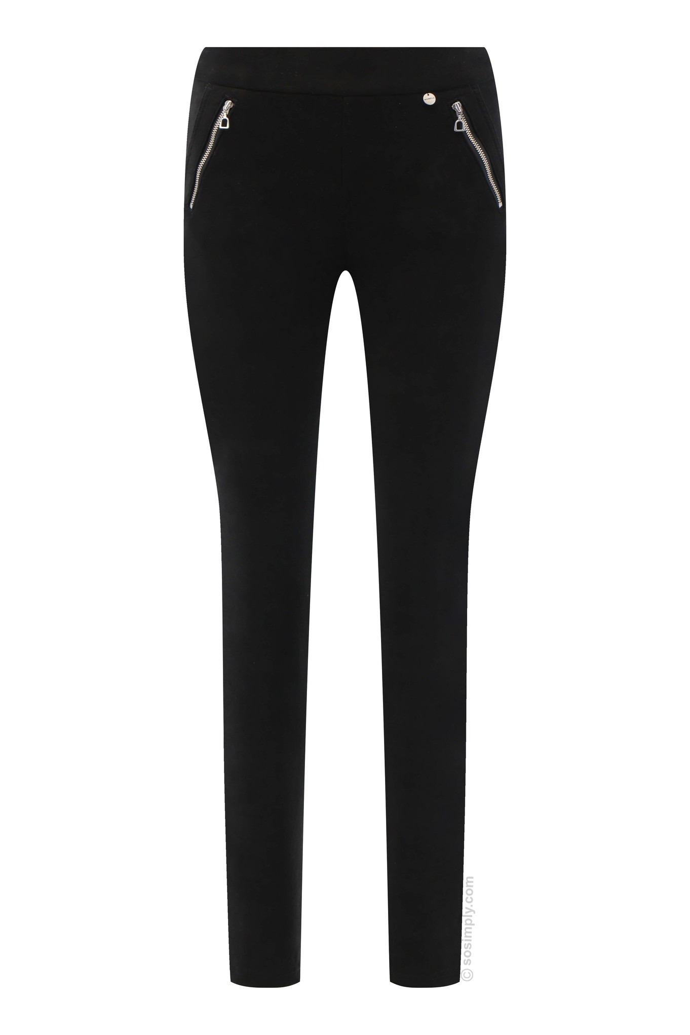 Robell Nena Winter Weight Trouser Black 90