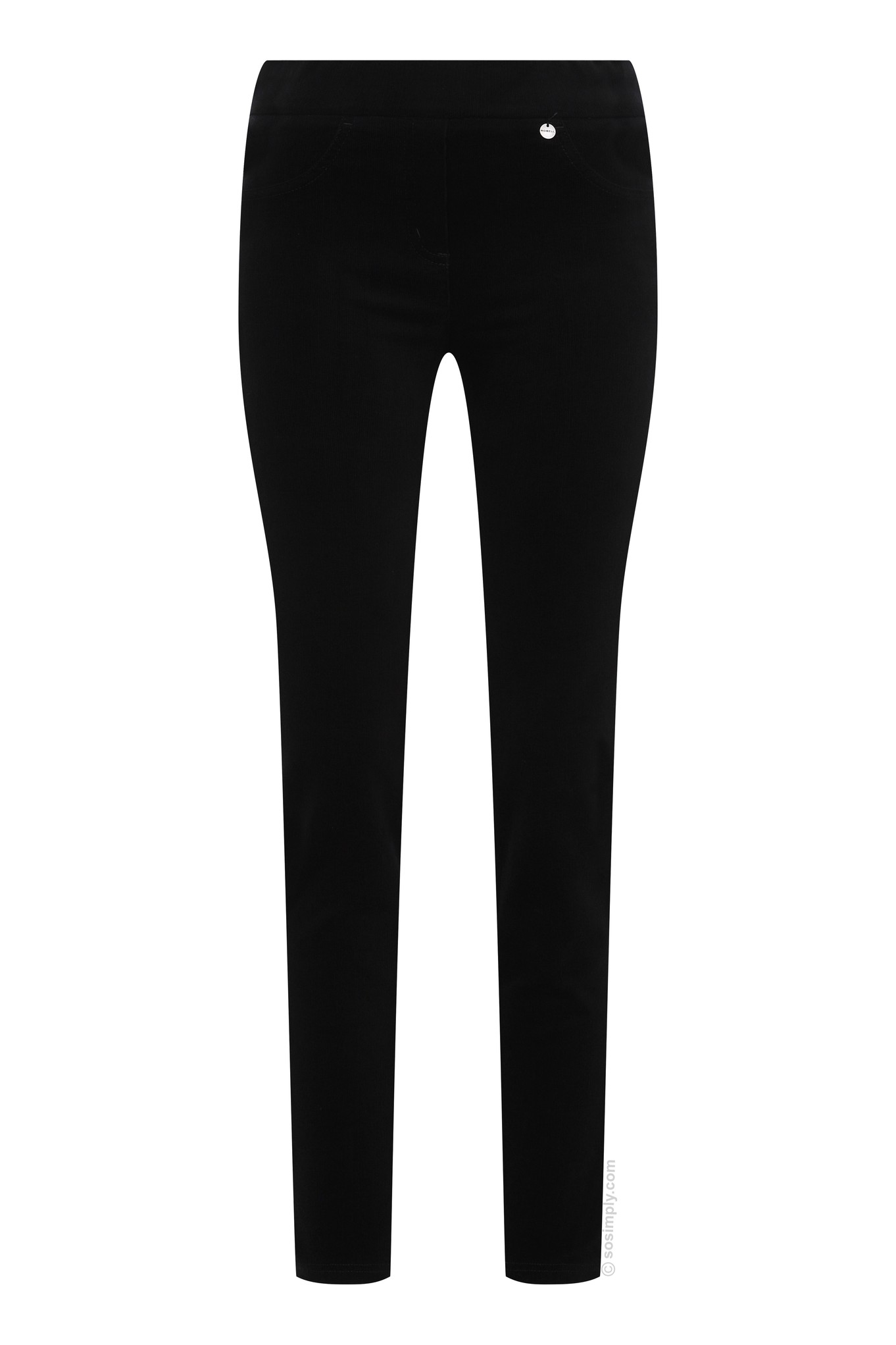 Robell Rose Petite Needlecord Black 90