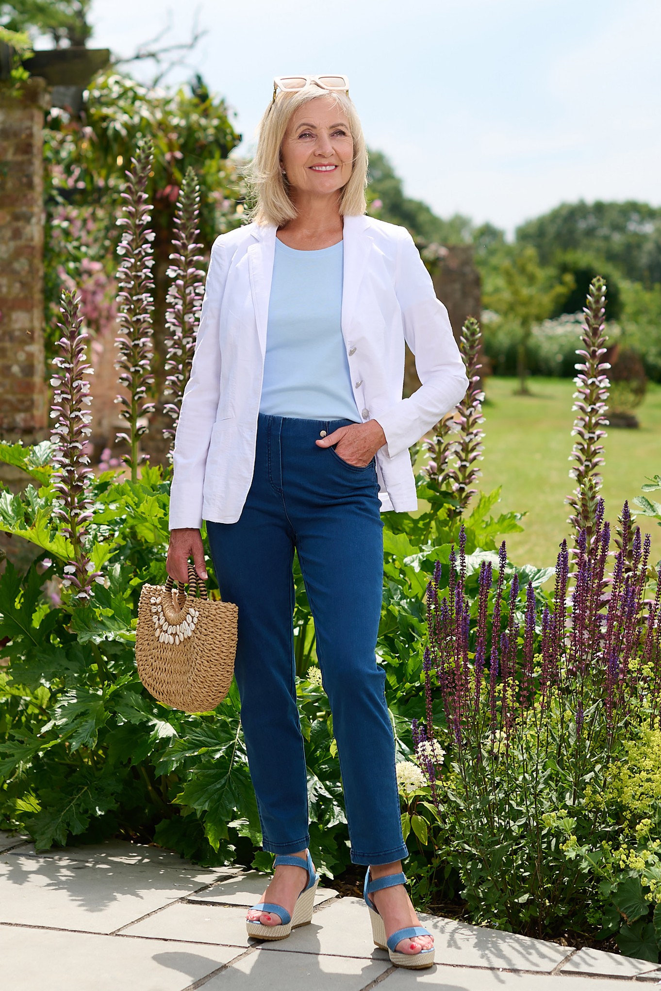 Robell Bella 09P Denim Jean Natural Denim 64