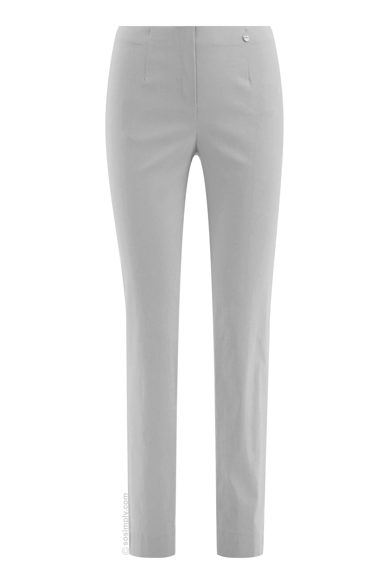 Marie Short Length Trousers Light Grey 920