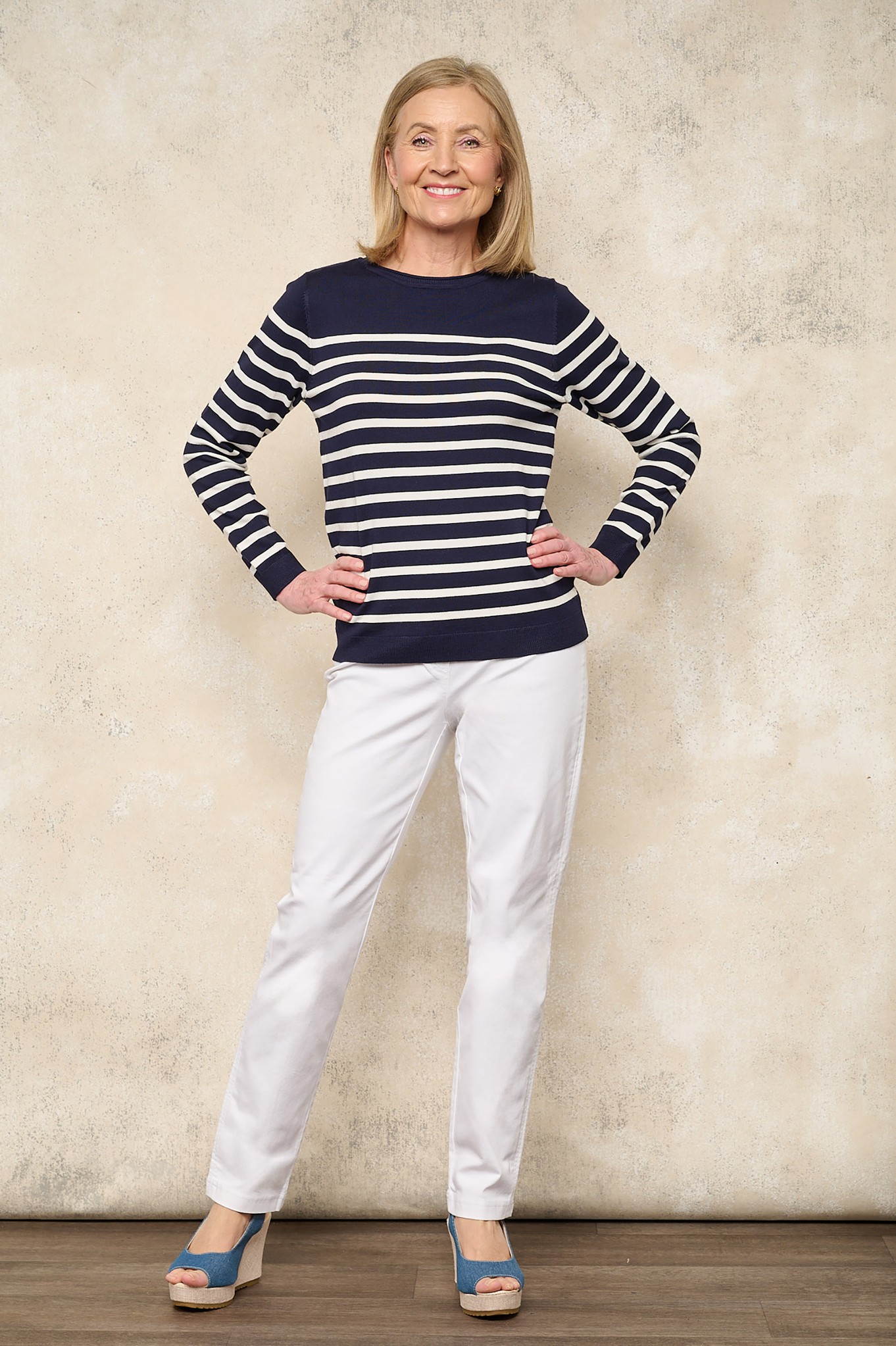 Robell Bella Denim Jean White 10