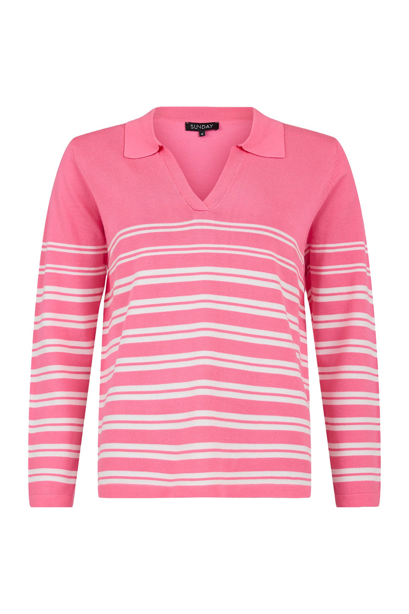 Sunday Sali Stripe Jumper Pink Mix 4122