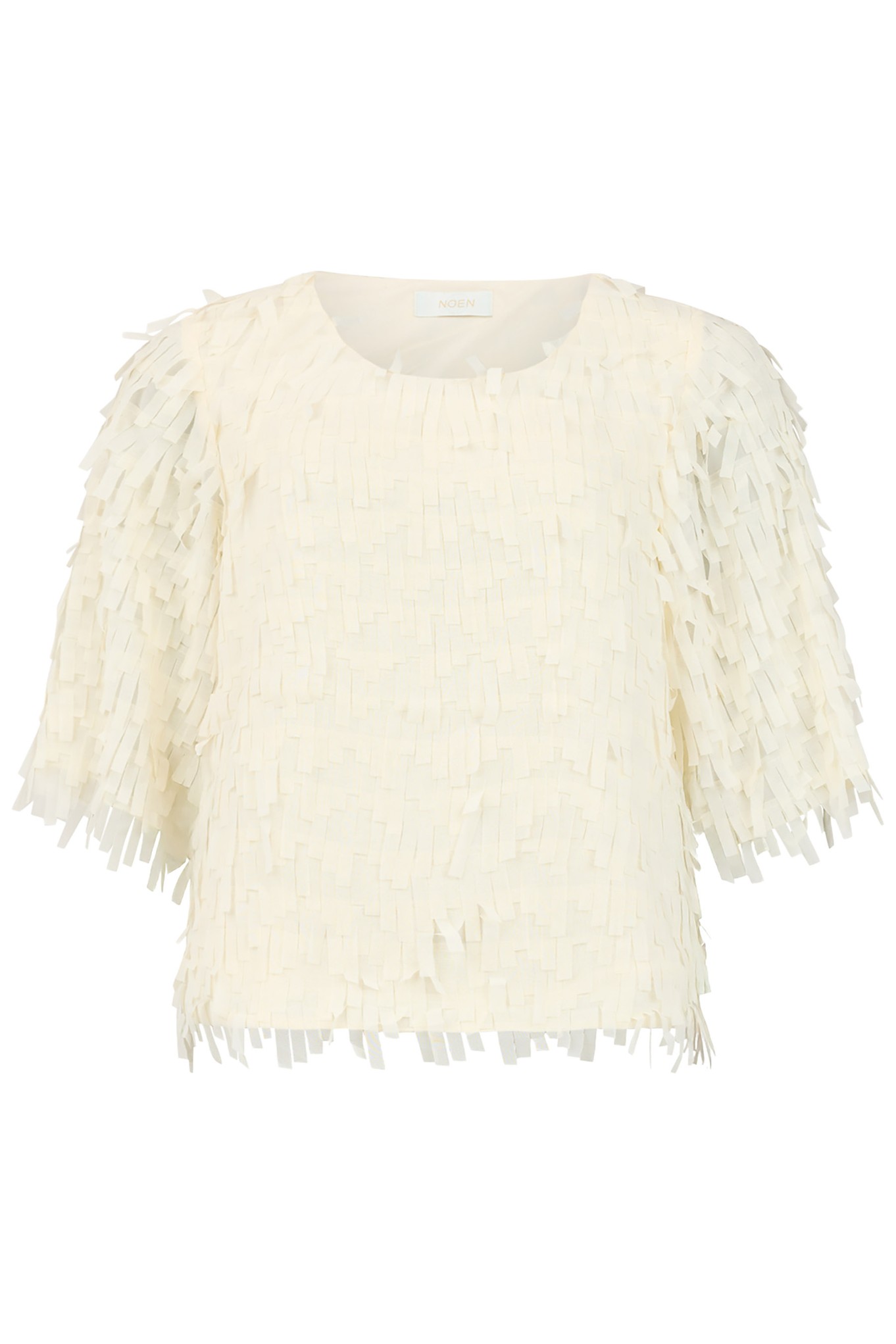 Noen Nordic Ruffle Top Cream 11