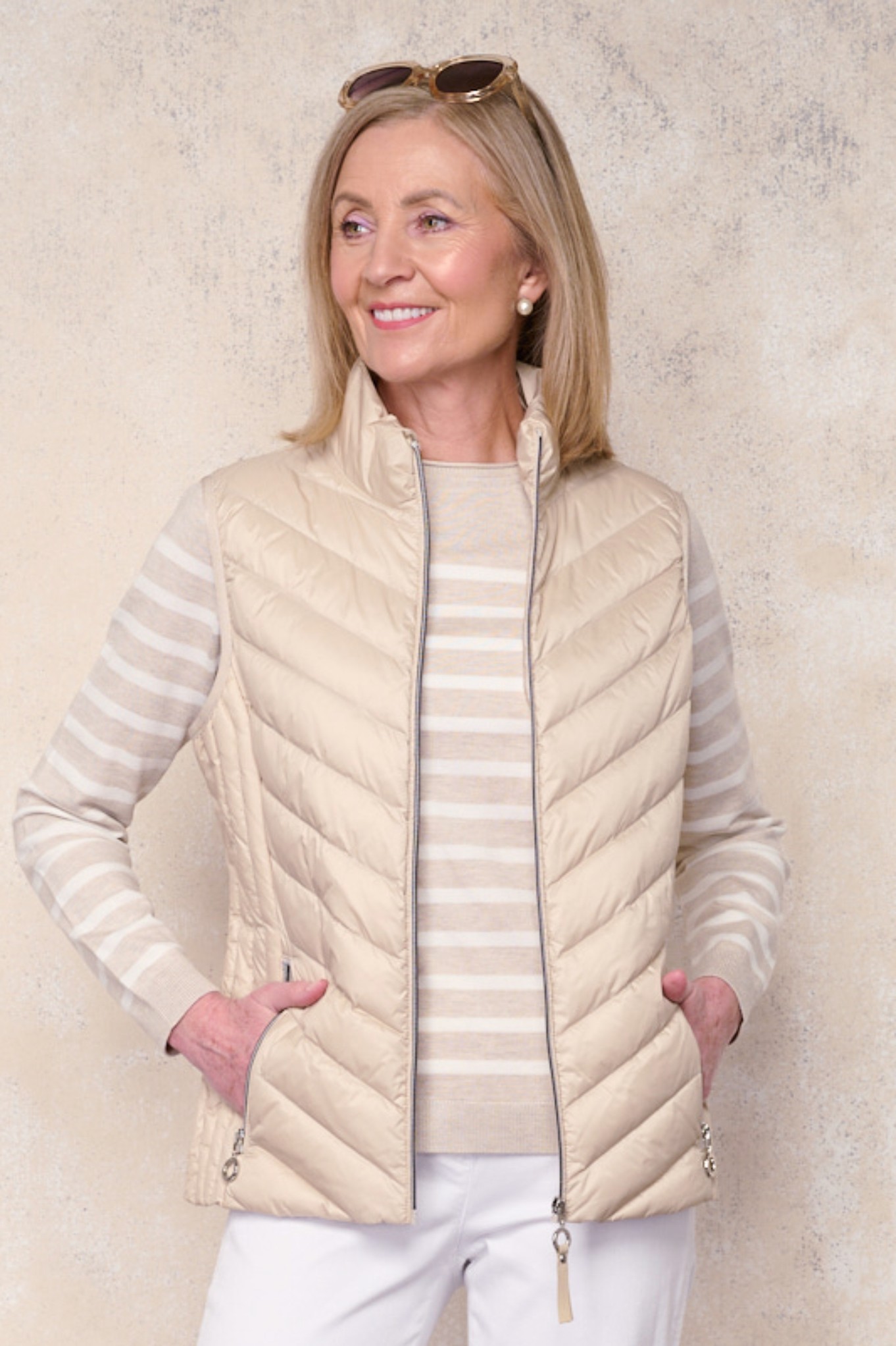 Frandsen Jensine Down Gilet Sand 11