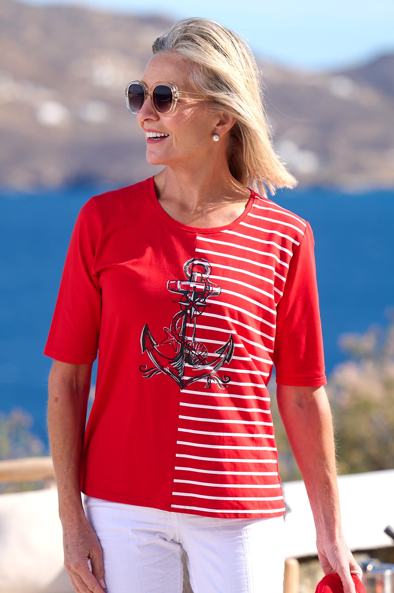Sunday Sami Anchor T-Shirt Red 401