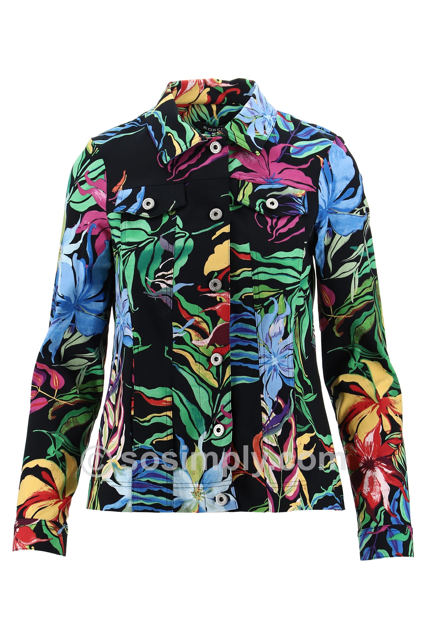 Robell Tropic Folia Happy Jacket Black 90