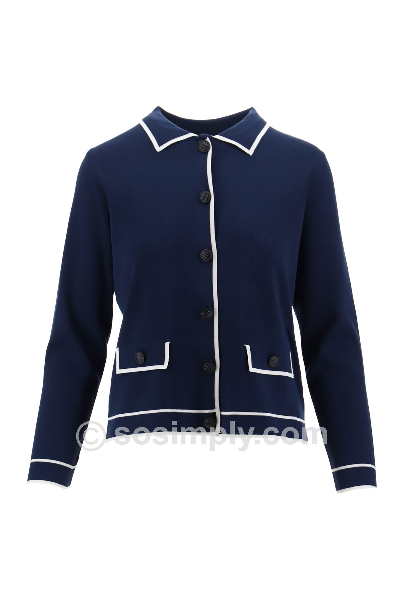 Sunday Valentine Cardigan Navy 69