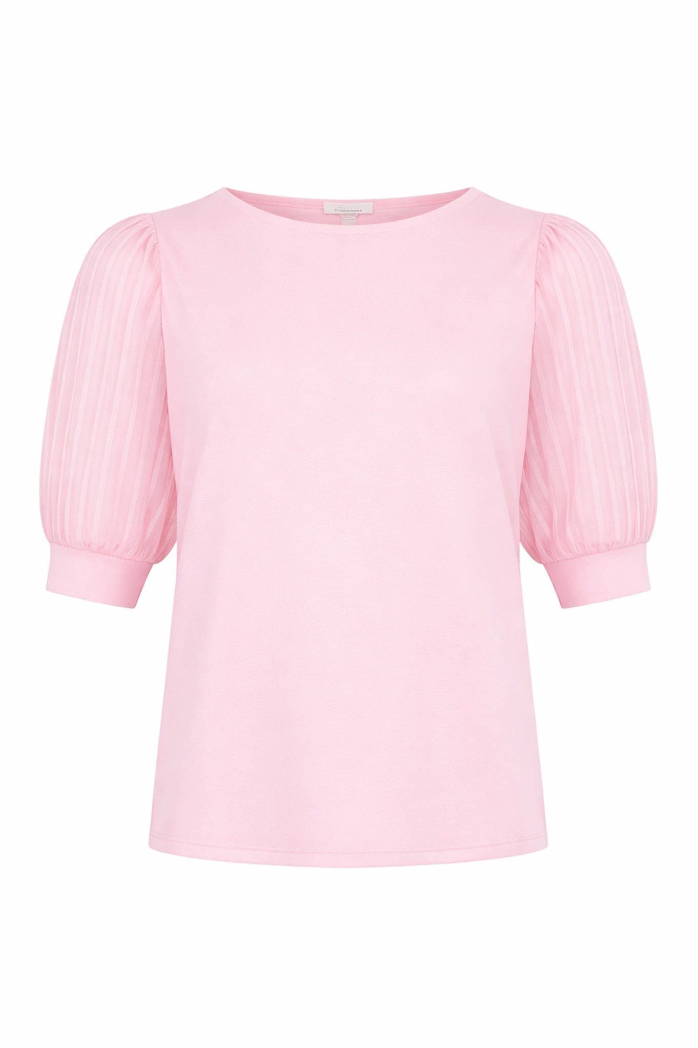 Sunday Cleo Mesh Sleeve Top Rose Pink 41