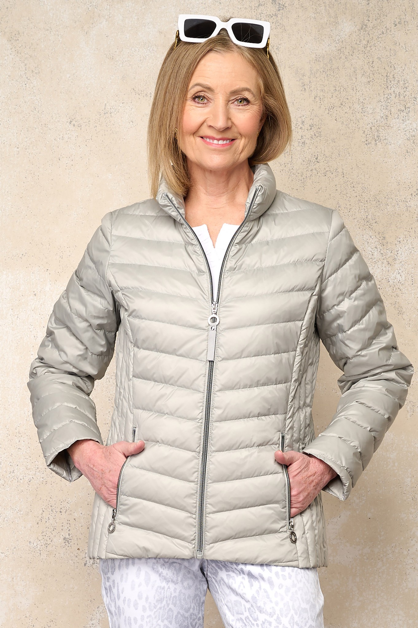 Frandsen Jensine Down Jacket Stone Grey 92