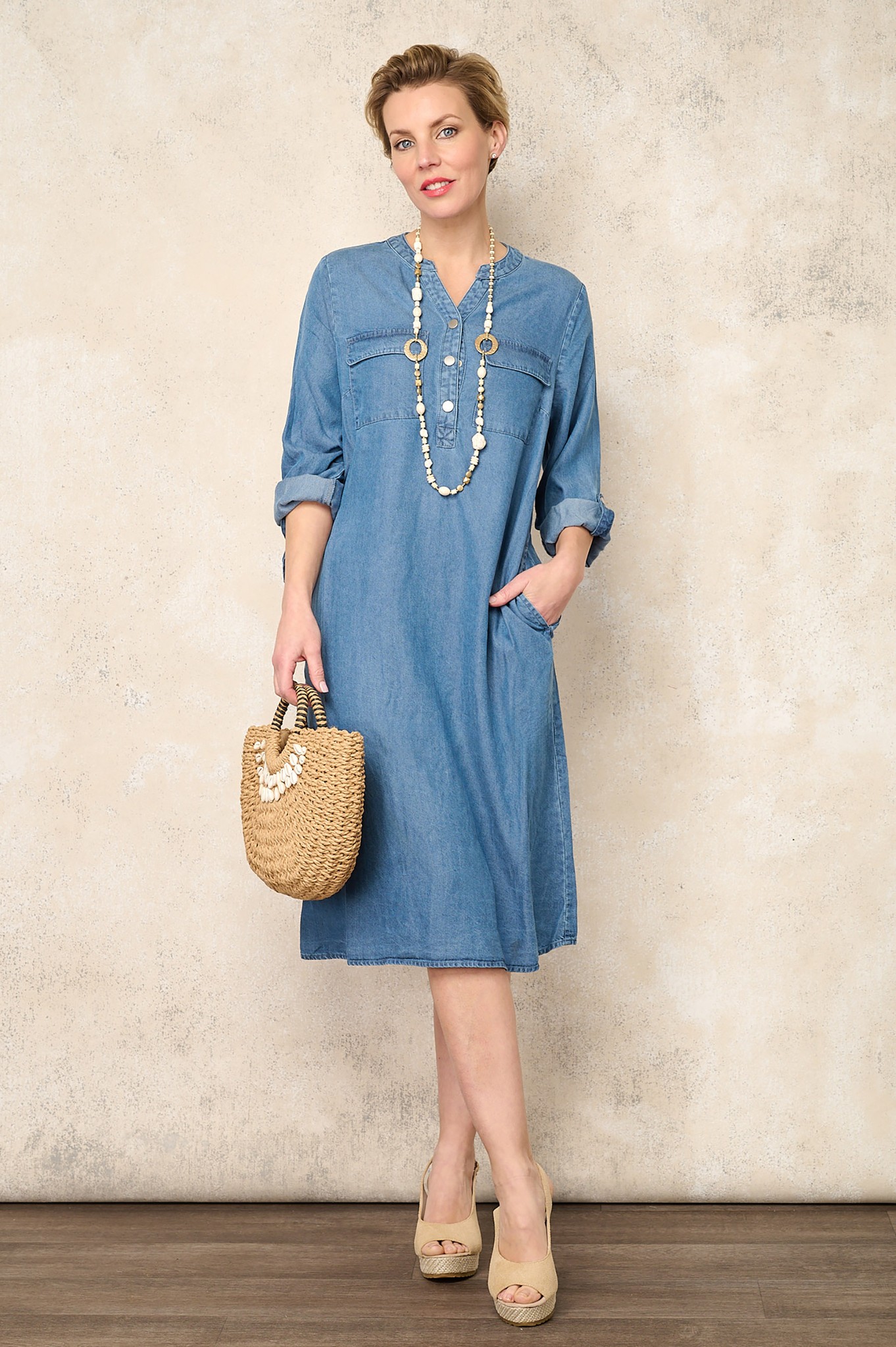 Sunday Devinna Denim Dress Indigo Denim 63