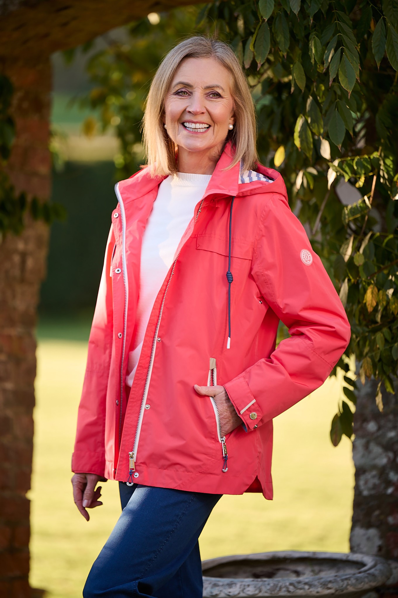 Frandsen Cove Bay Waterproof Jacket Coral 33