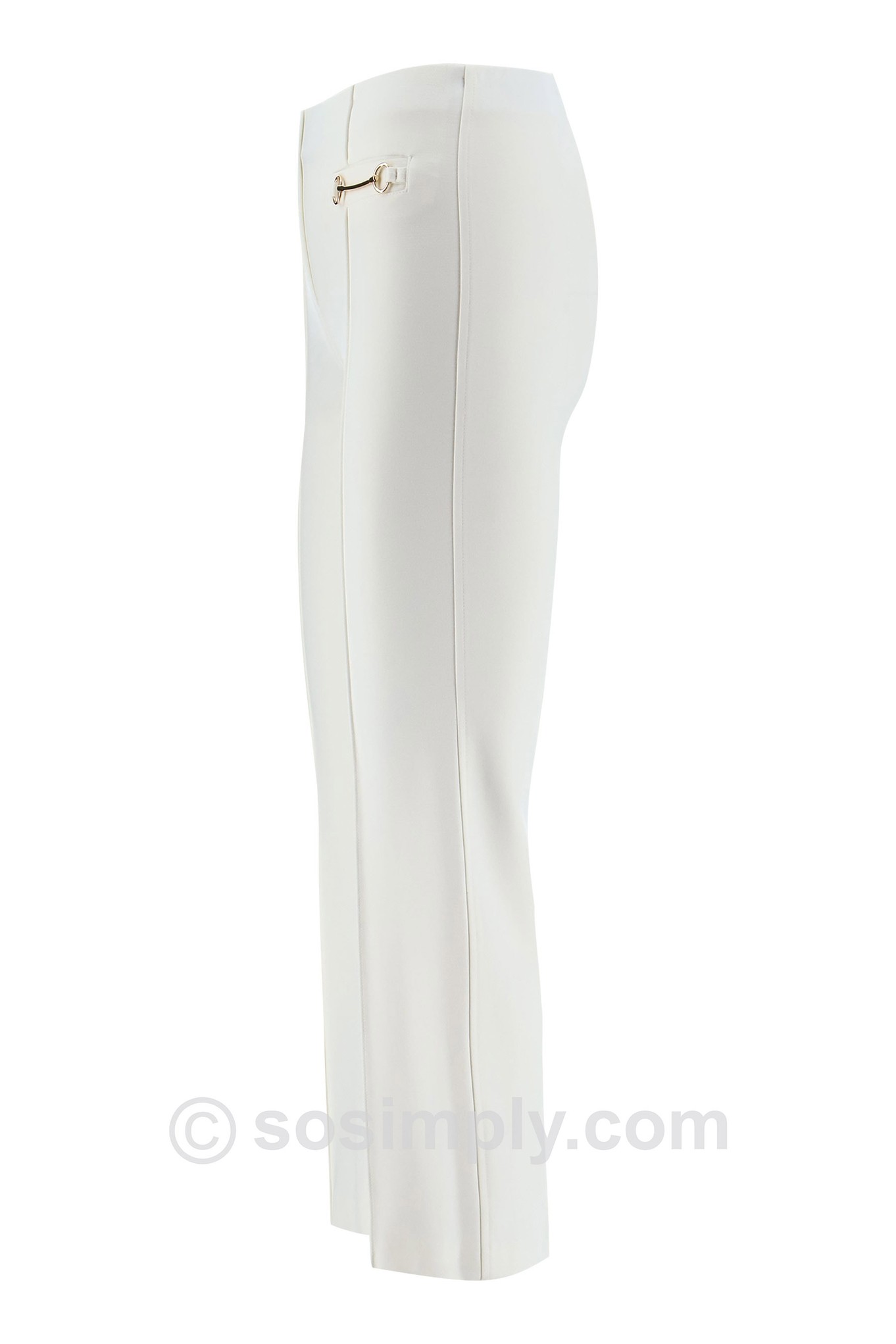 Robell Joella 09 Snaffle Kickflare Ankle Grazers Cream 11