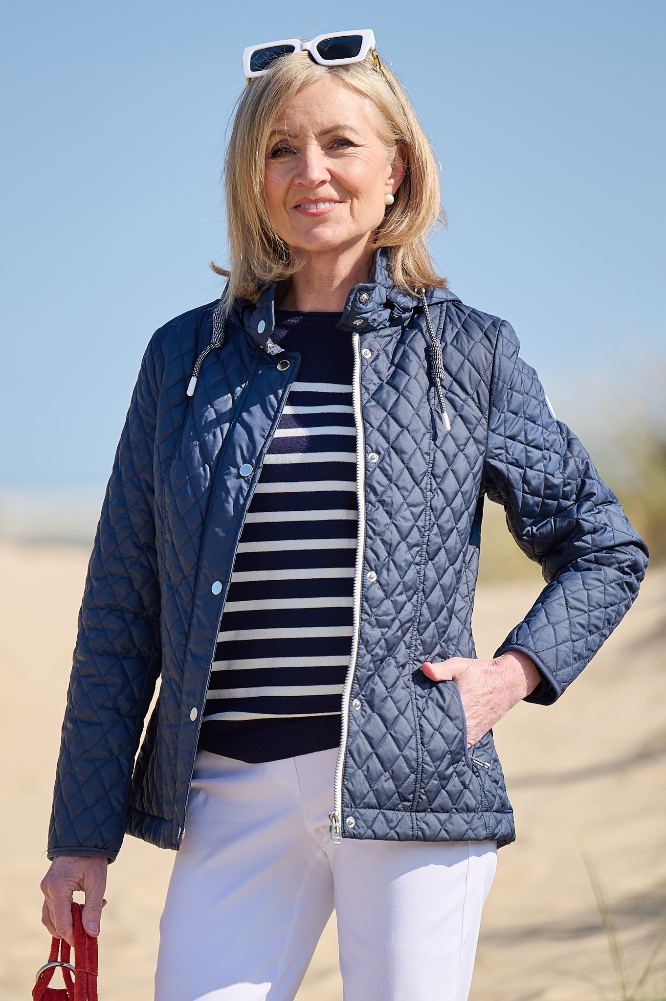 Frandsen Hightide Quilted Rain Jacket Navy 69