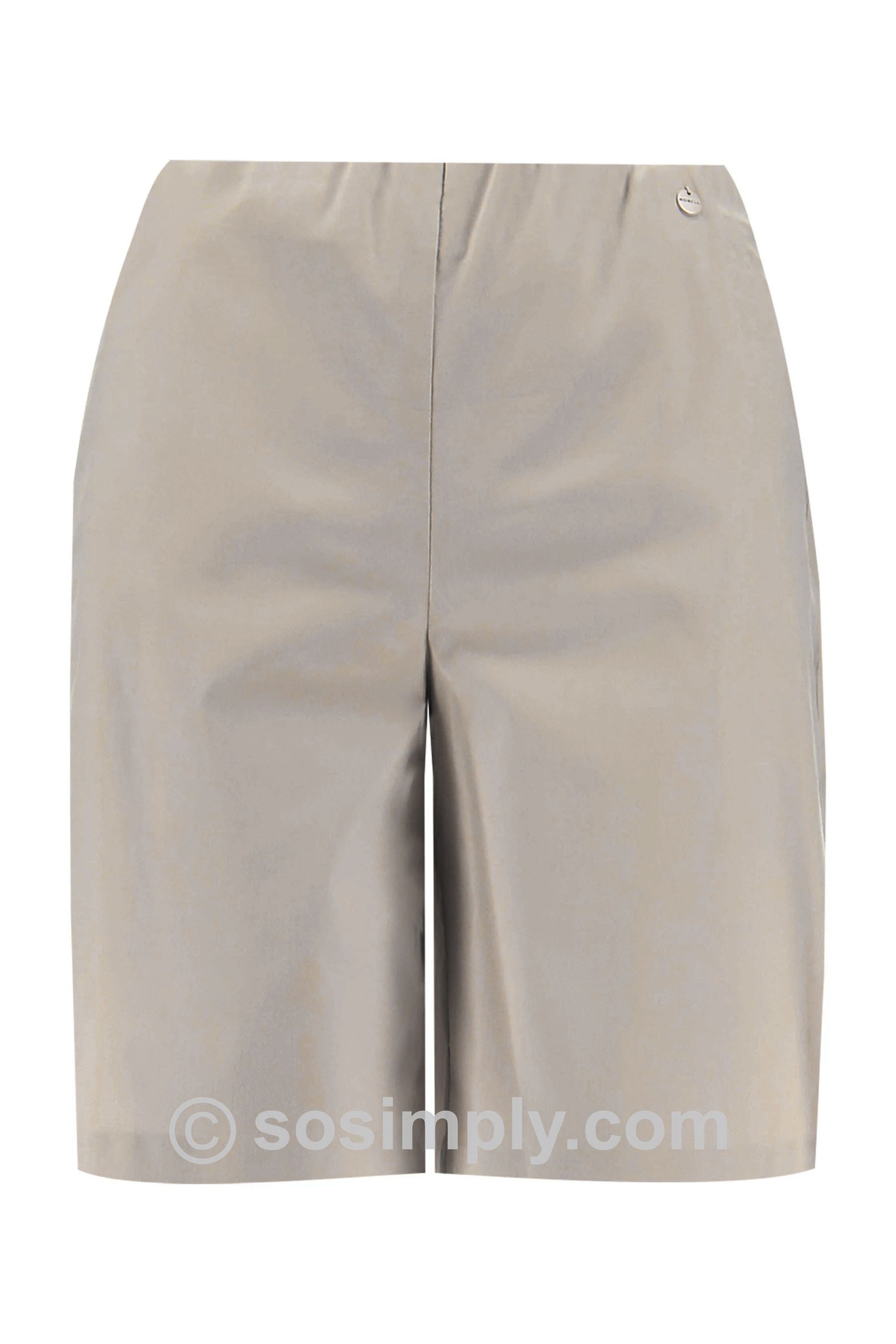 Robell Emma Relaxed Stretch 04 Shorts Light Taupe 13