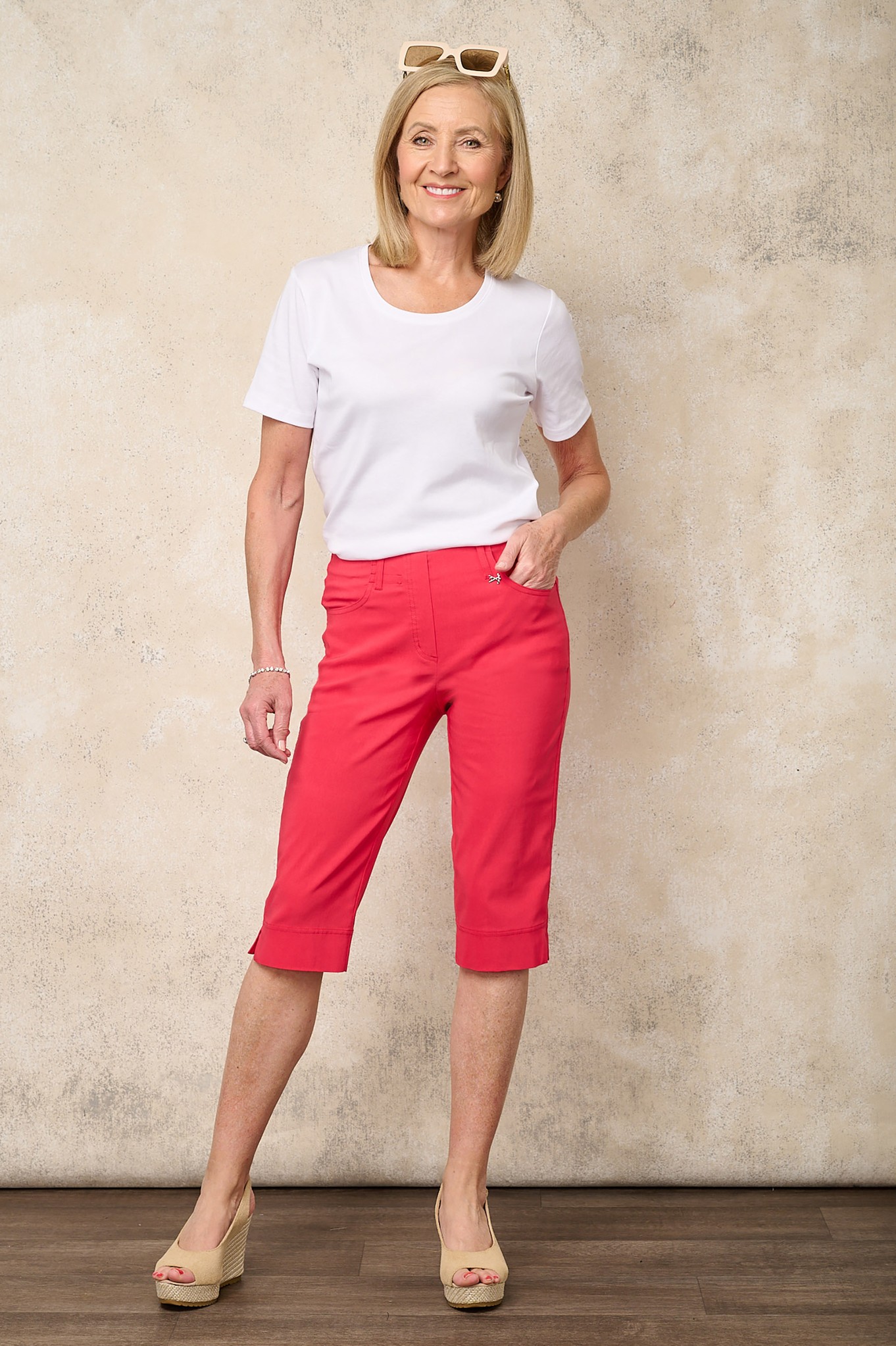 Robell Lexi 05 Golfing Shorts Raspberry Red 462