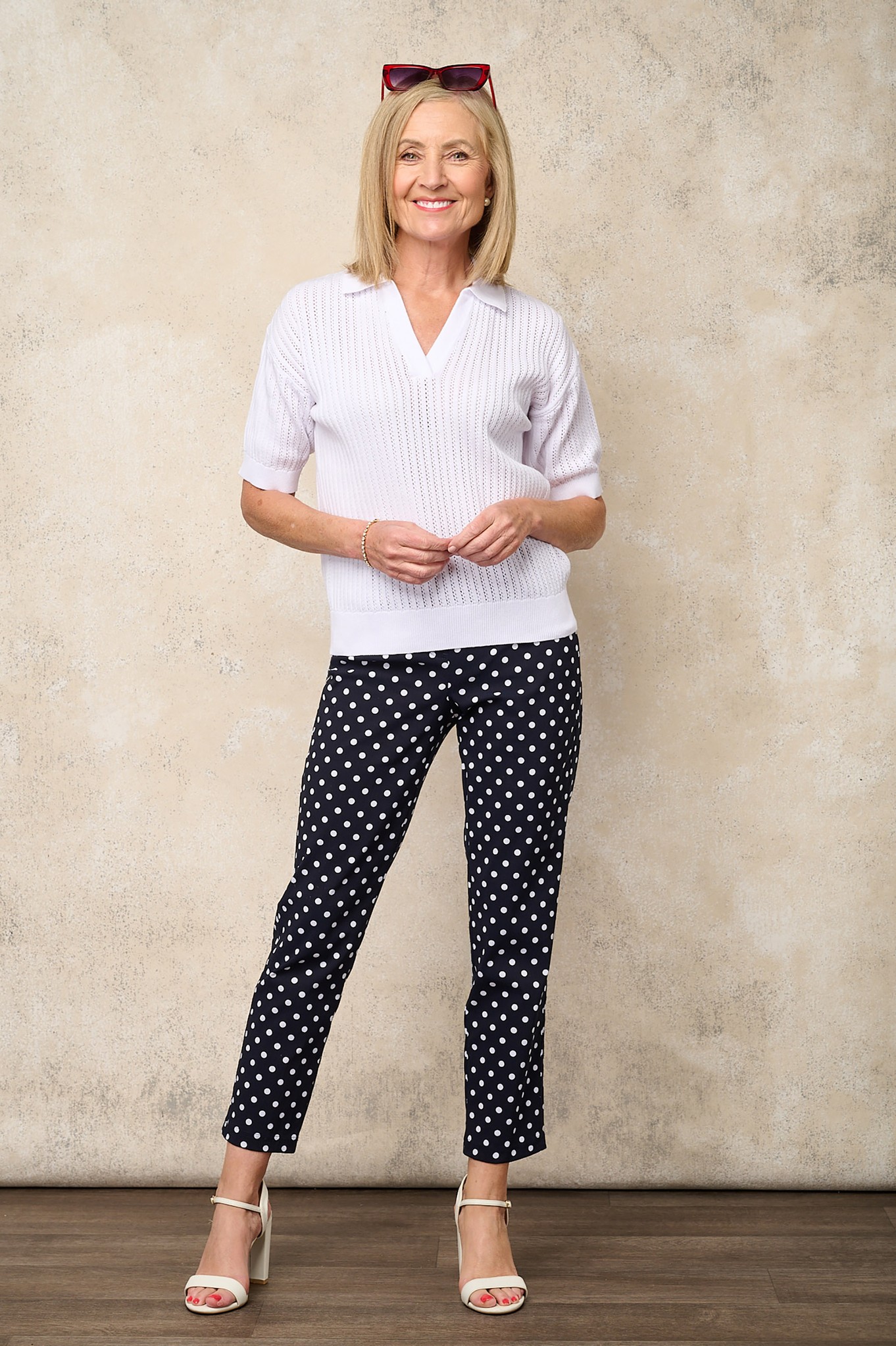 Robell Bella 09 Polka Dot Navy 69