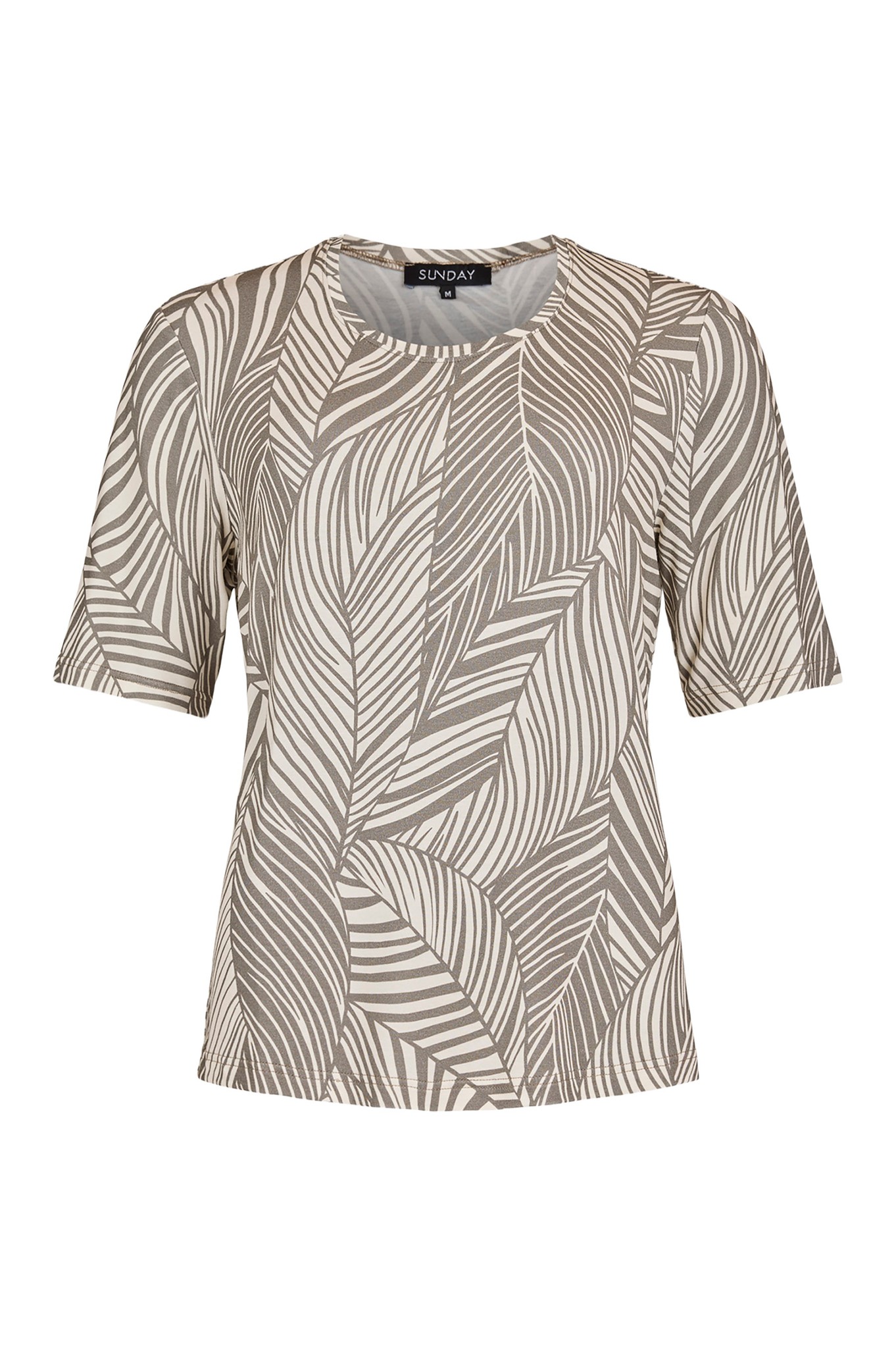 Sunday Palm Island Lines T-Shirt Sage 98