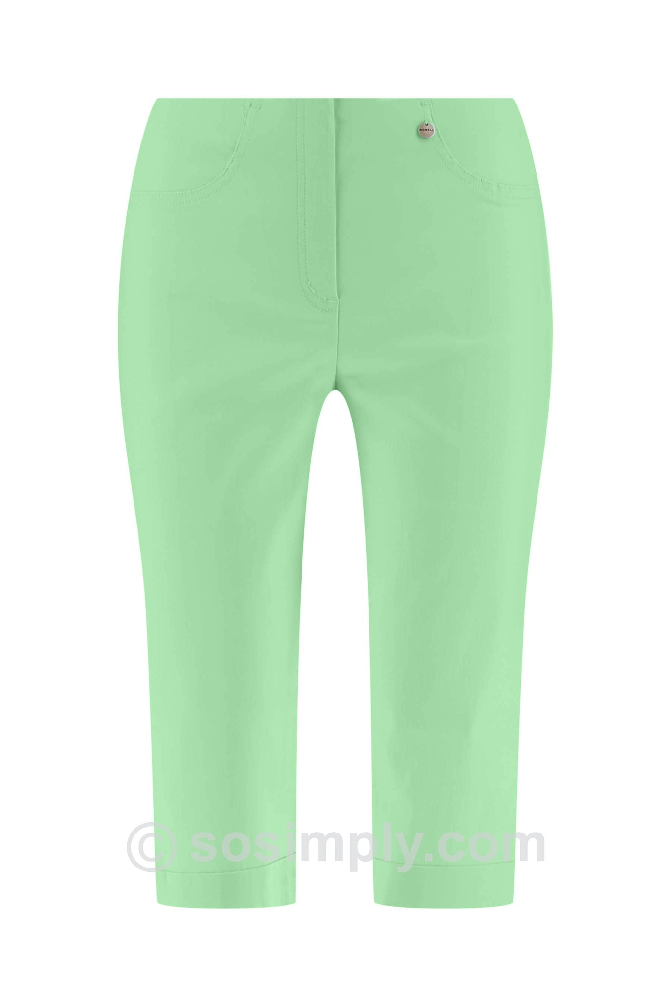 Robell Bella 05 Shorts Soft Mint 814