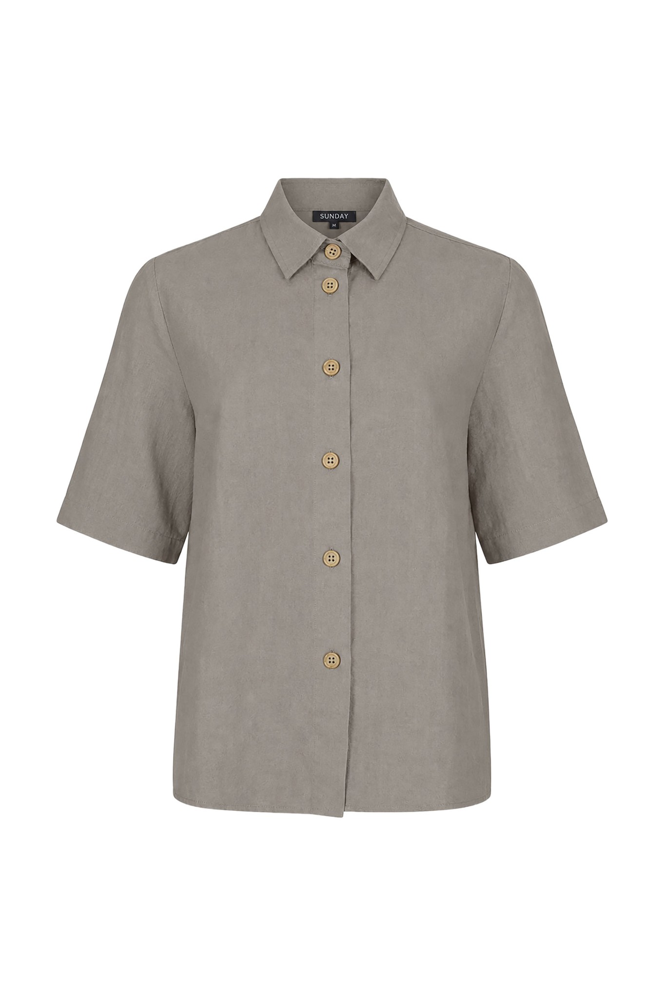 Sunday Palmira Button Linen Shirt Sage 98