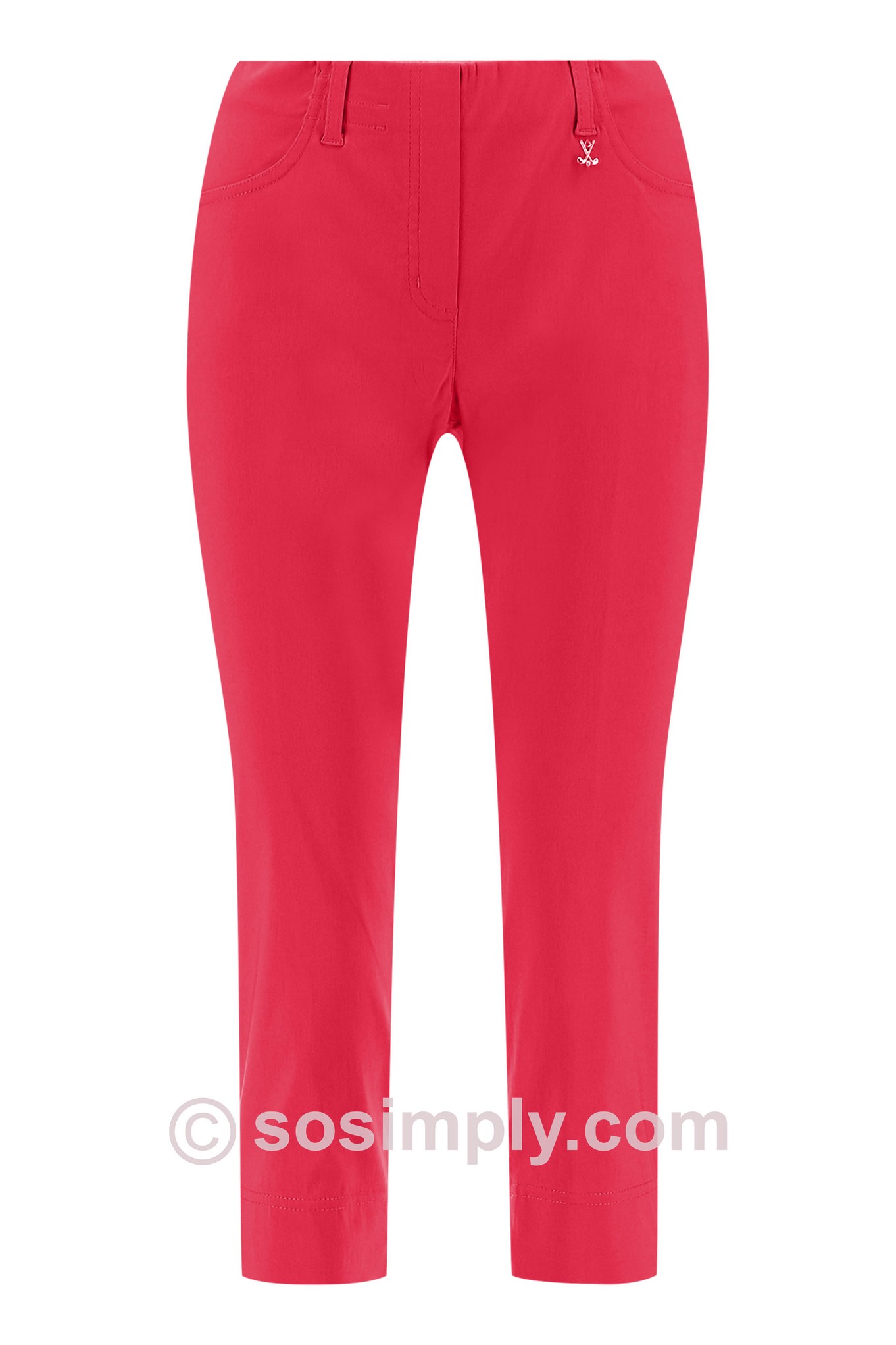 Robell Lexi 07 Golfing Capri Raspberry Red 462