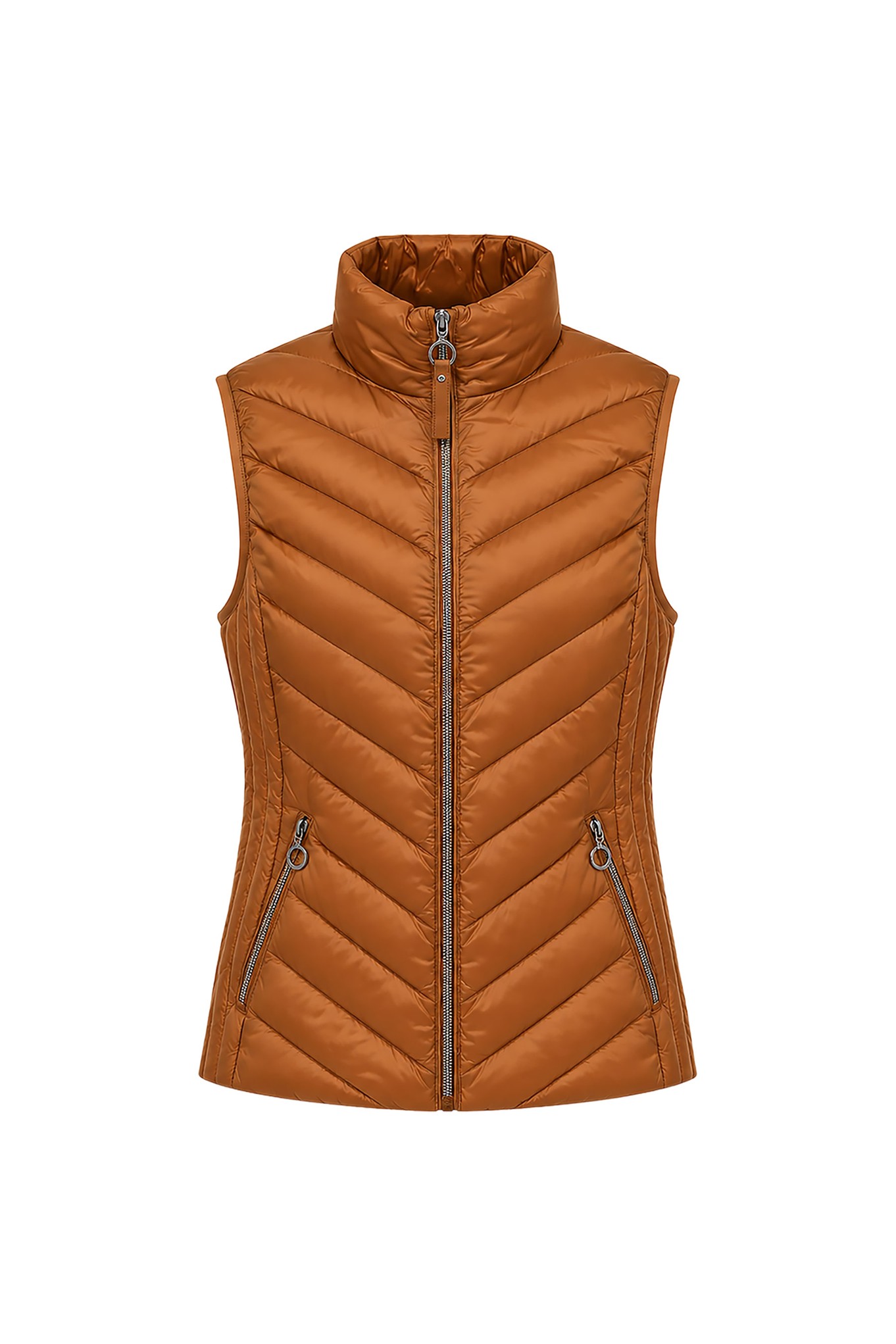 Frandsen Jensine Down Gilet Burnt Orange 36