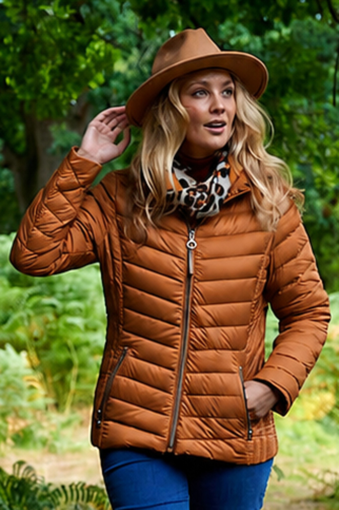 Frandsen Jensine Down Jacket Burnt Orange 36