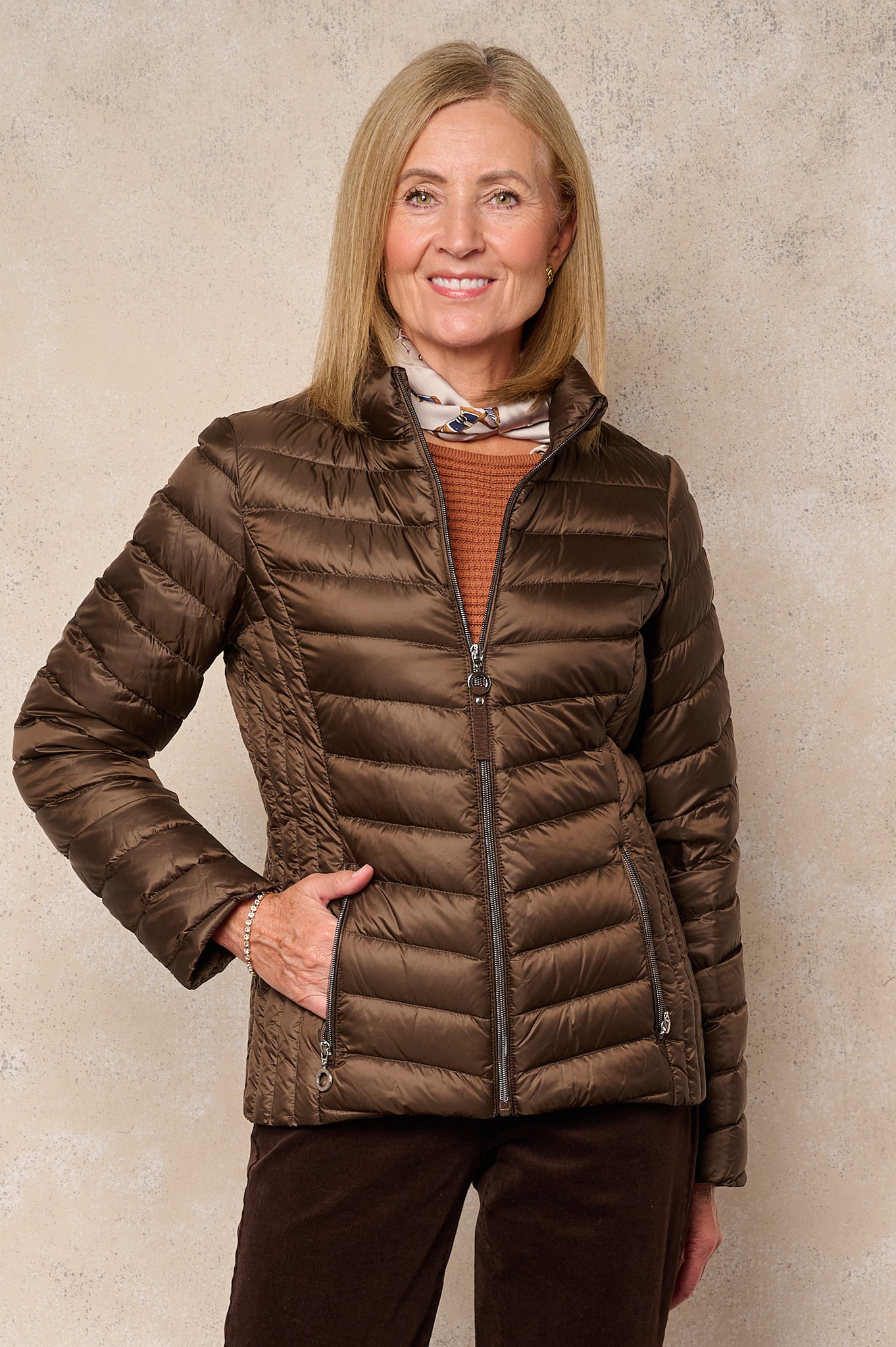 Frandsen Jensine Down Jacket Brown 39
