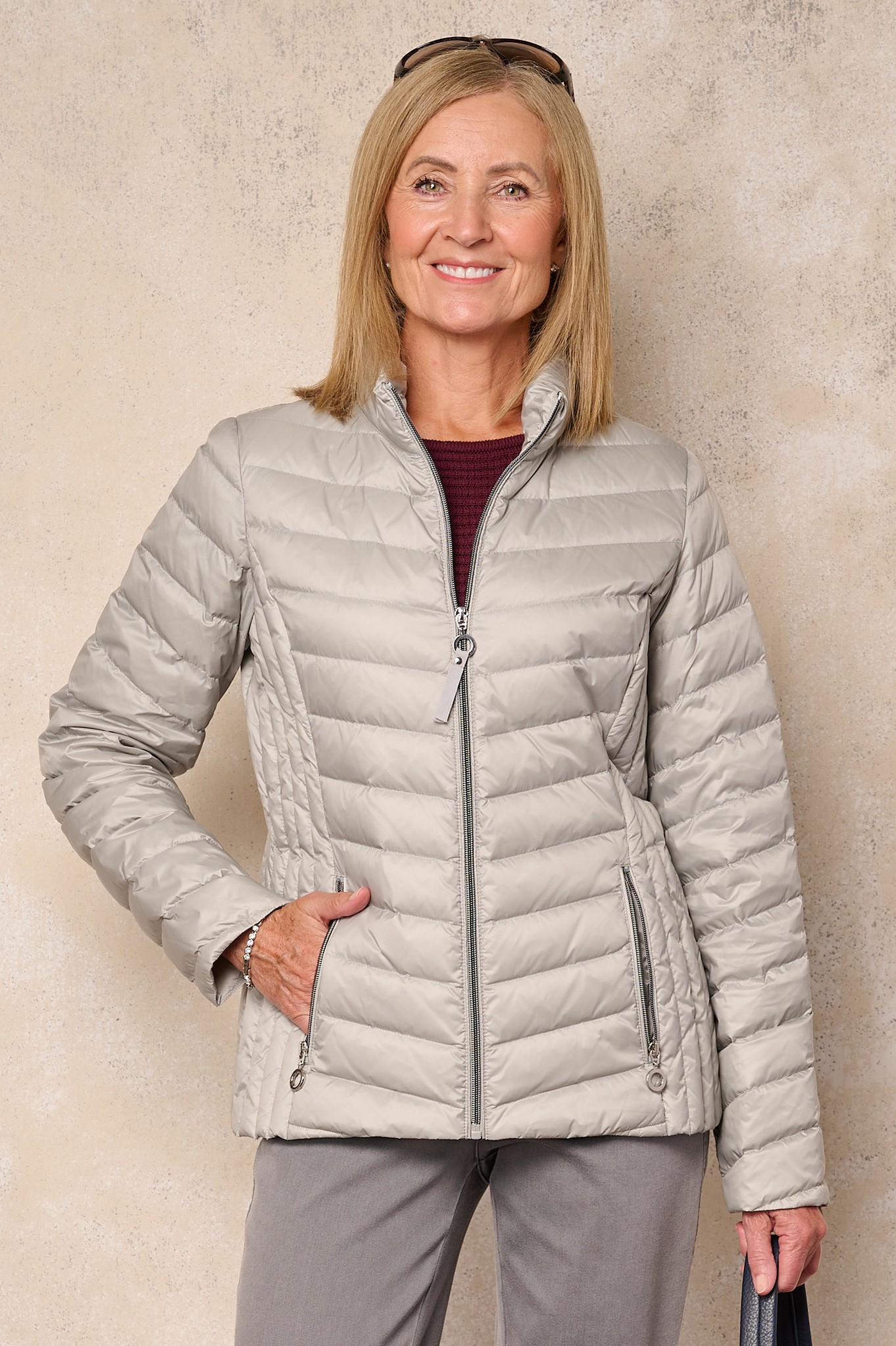 Frandsen Jensine Down Jacket Stone Grey 92