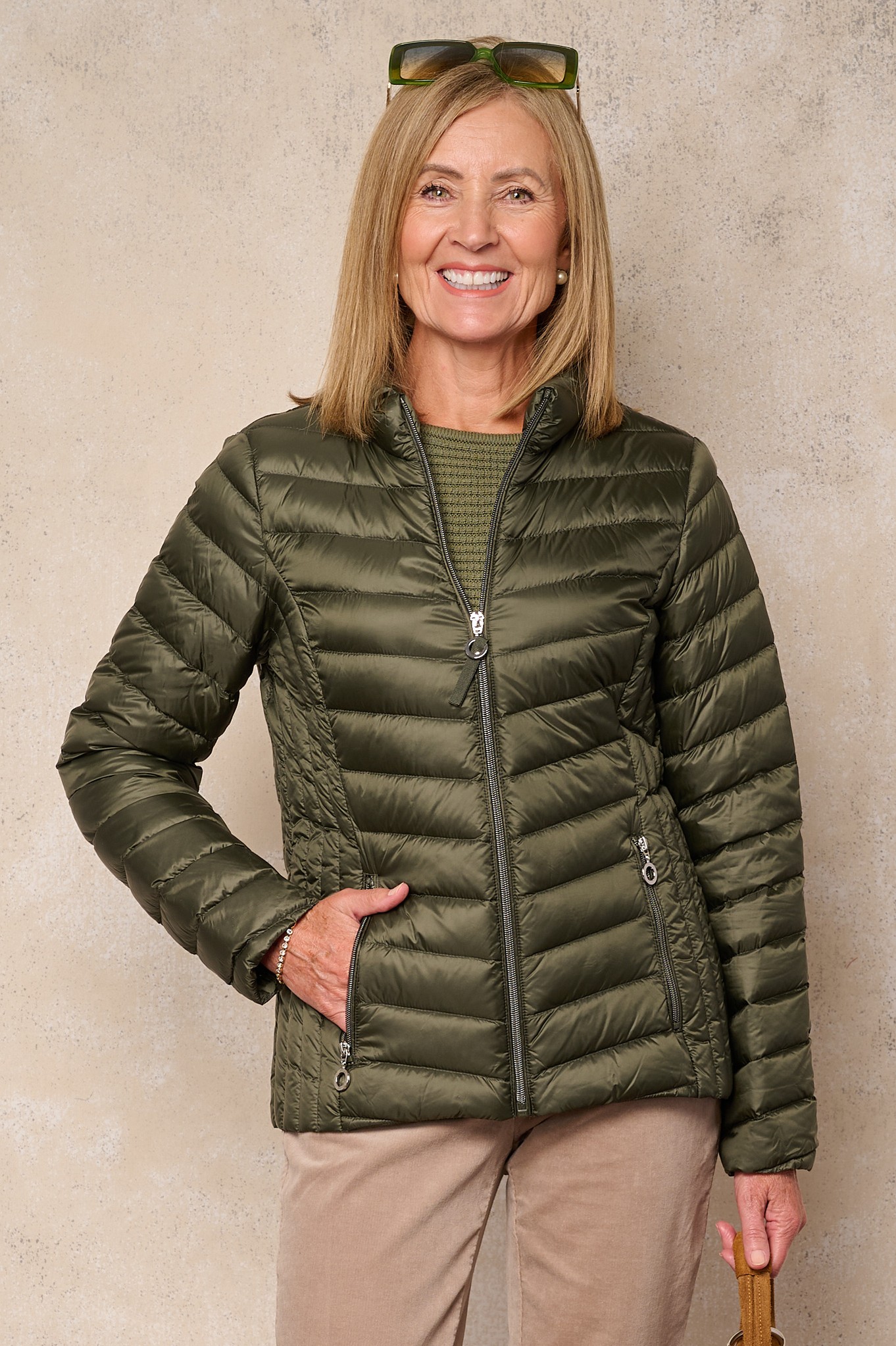 Frandsen Jensine Down Jacket Heritage Olive 79