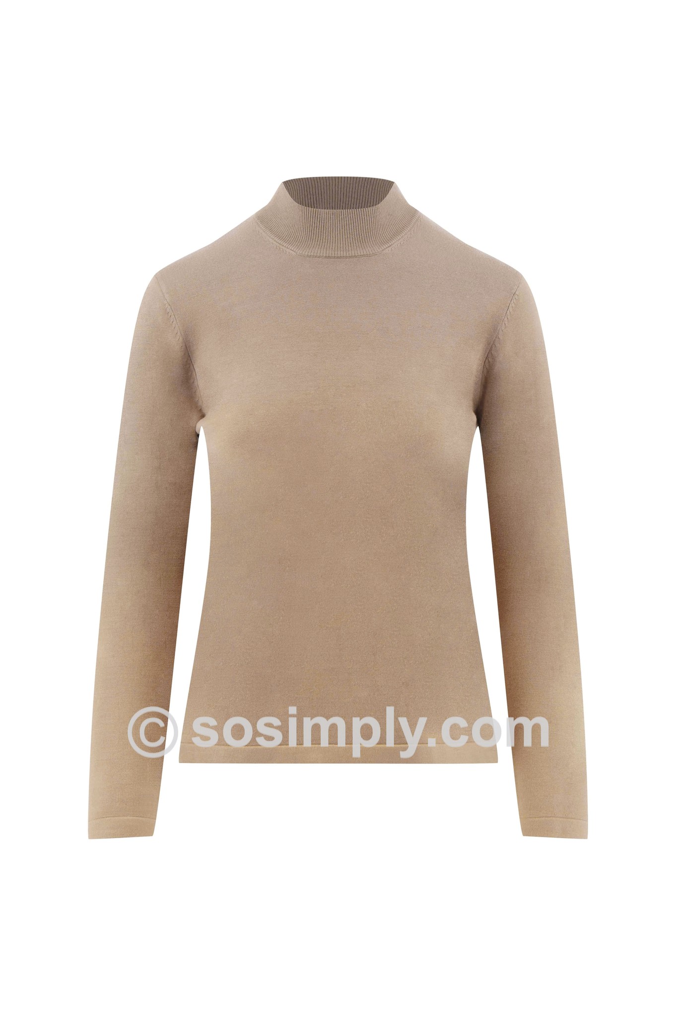 Sunday Turtle Neck Jumper Natural 161