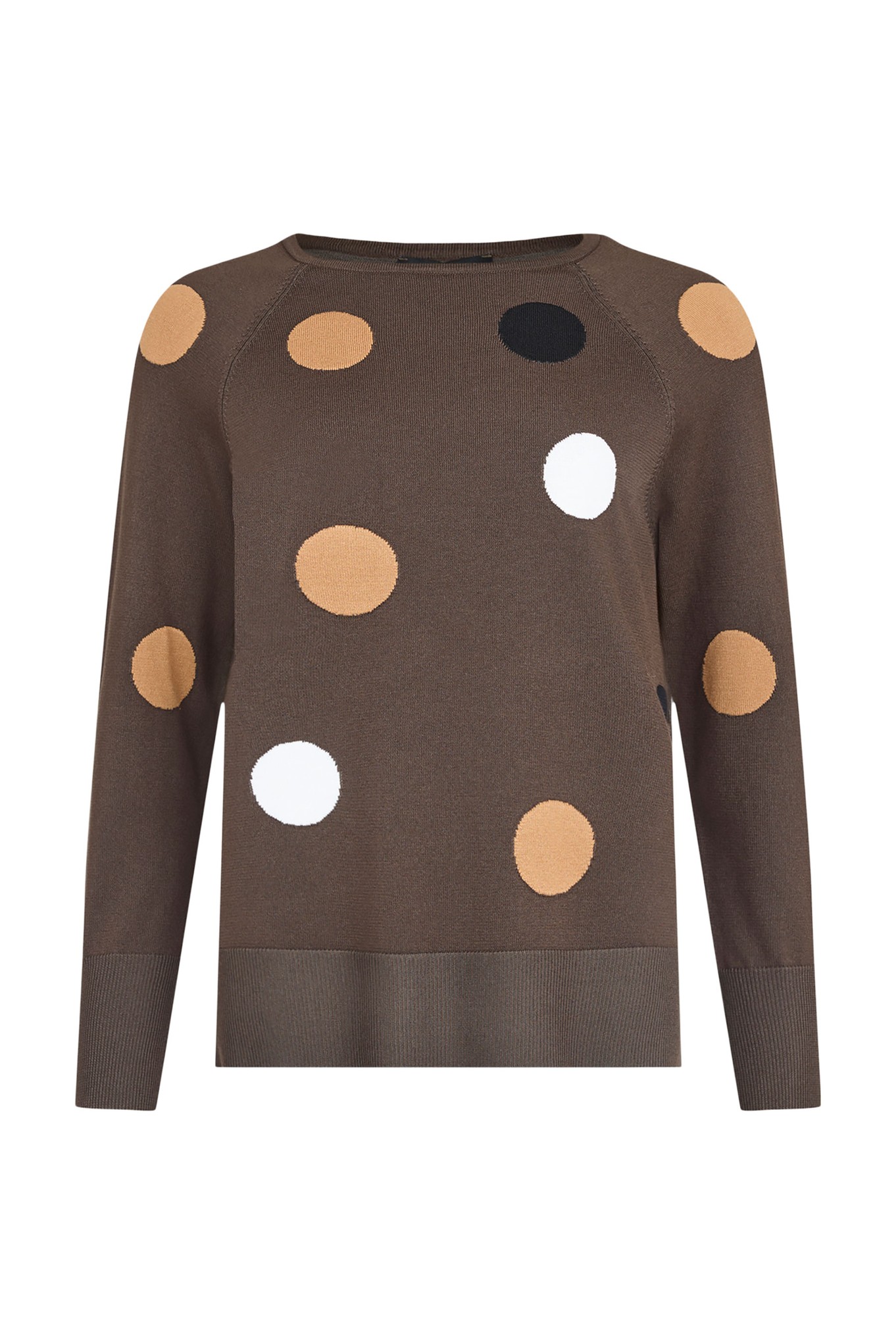 Sunday Aylin Dot Knit Jumper Chocolate Chip 393