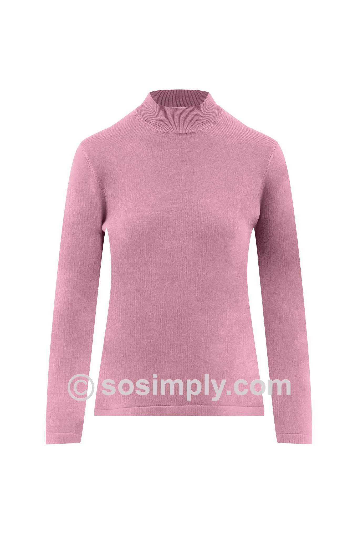 Sunday Turtle Neck Jumper Foxglove 42