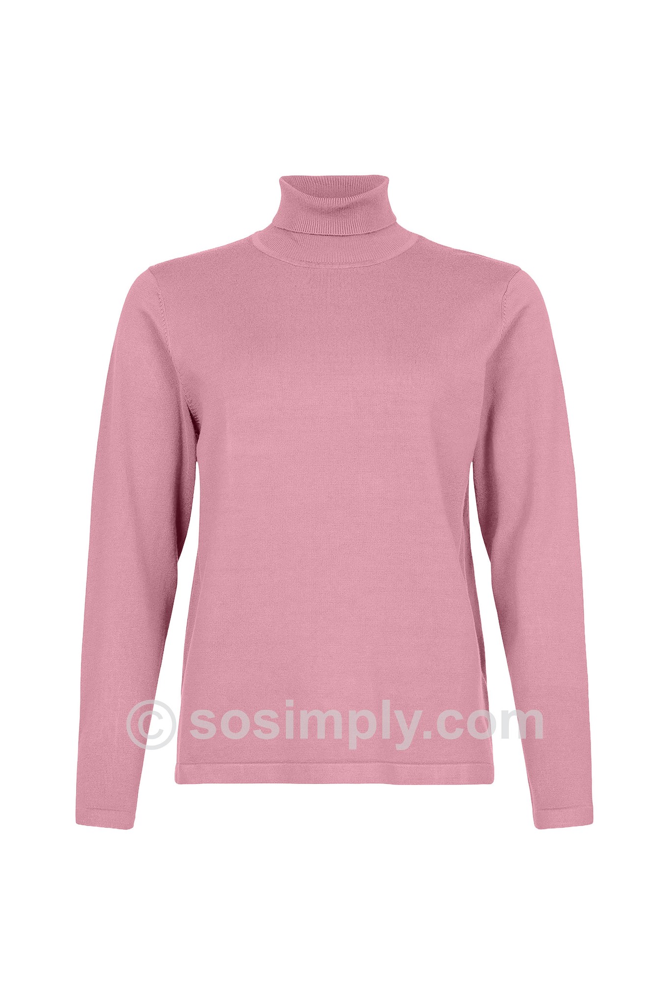 Sunday Polo Neck Sweater Foxglove 42