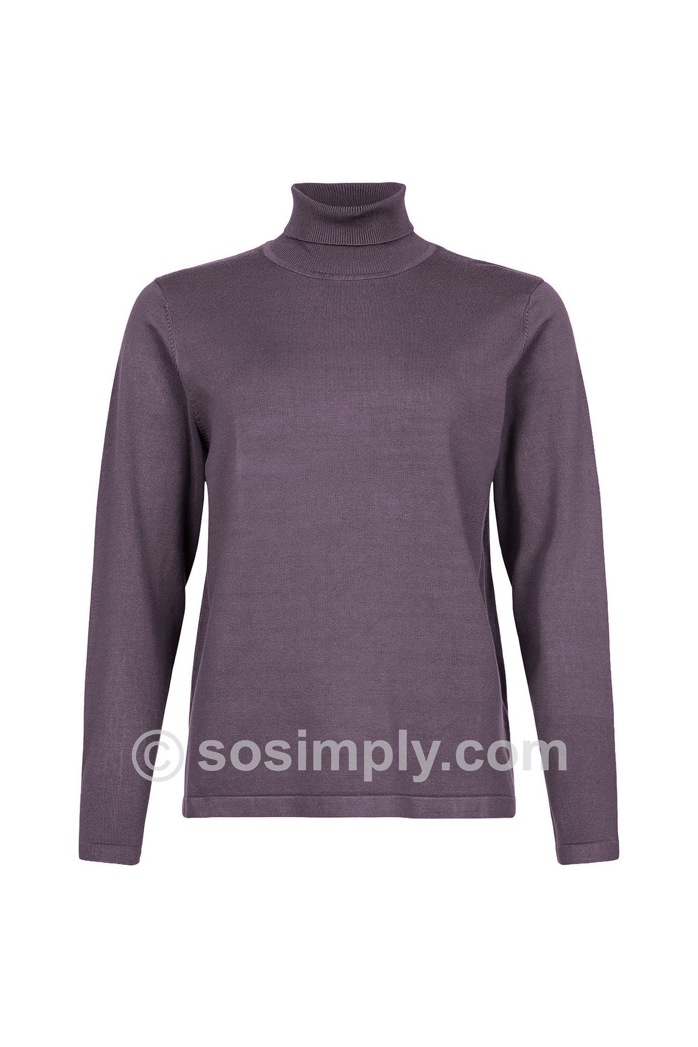 Sunday Polo Neck Sweater Heather 521
