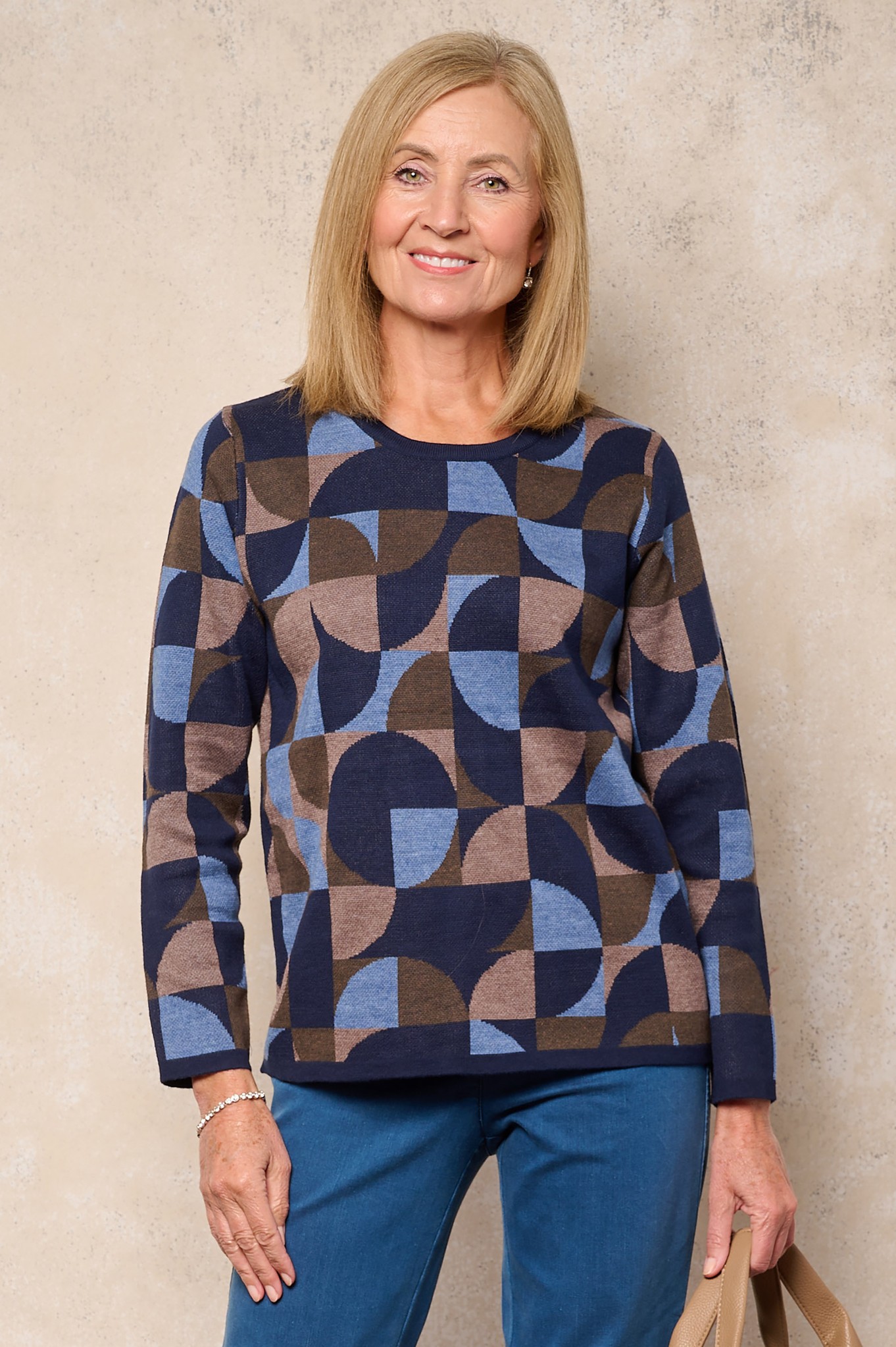Sunday Talia Knit Jumper Navy 69