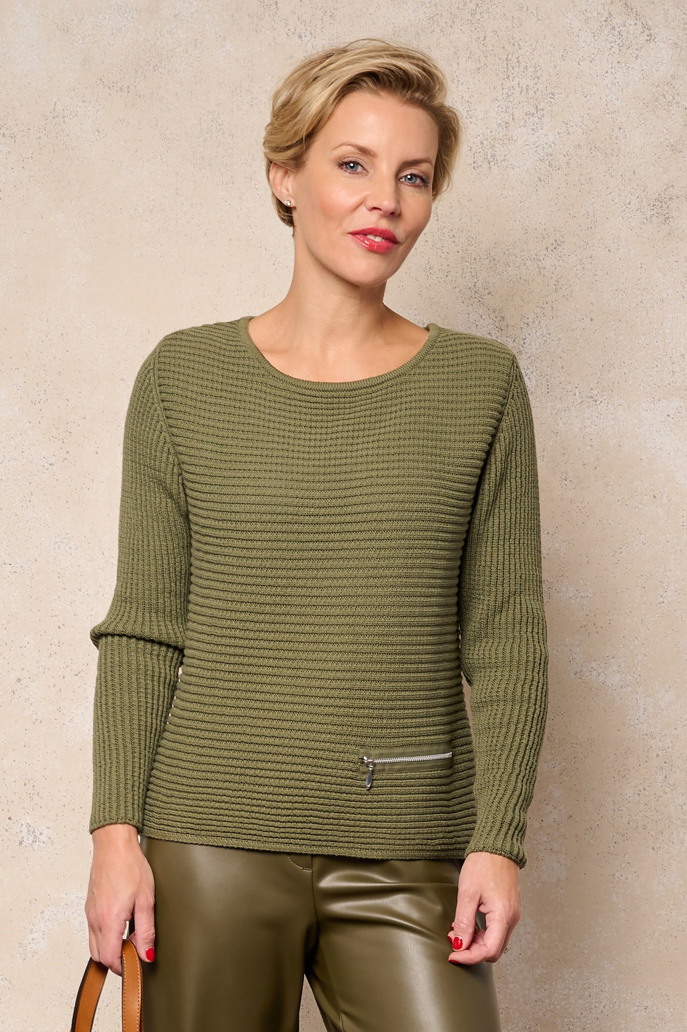 Skovhuus Irene Ribbed Organic Cotton Jumper Loden Green 5080