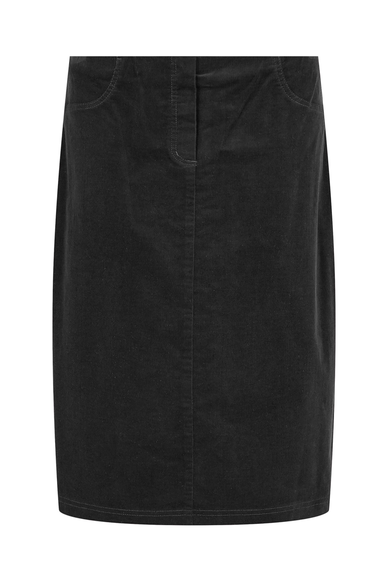 Robell Maraike Fine Needlecord Skirt Forest Green 187