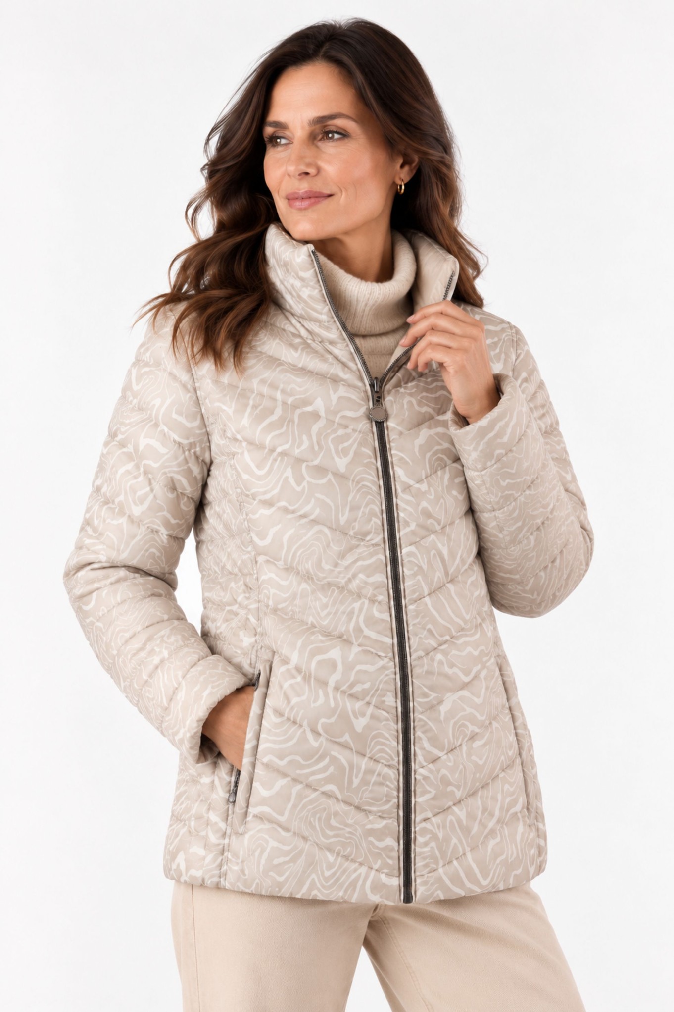 Frandsen Livia Reversible Padded Jacket Ivory / Cream 1111